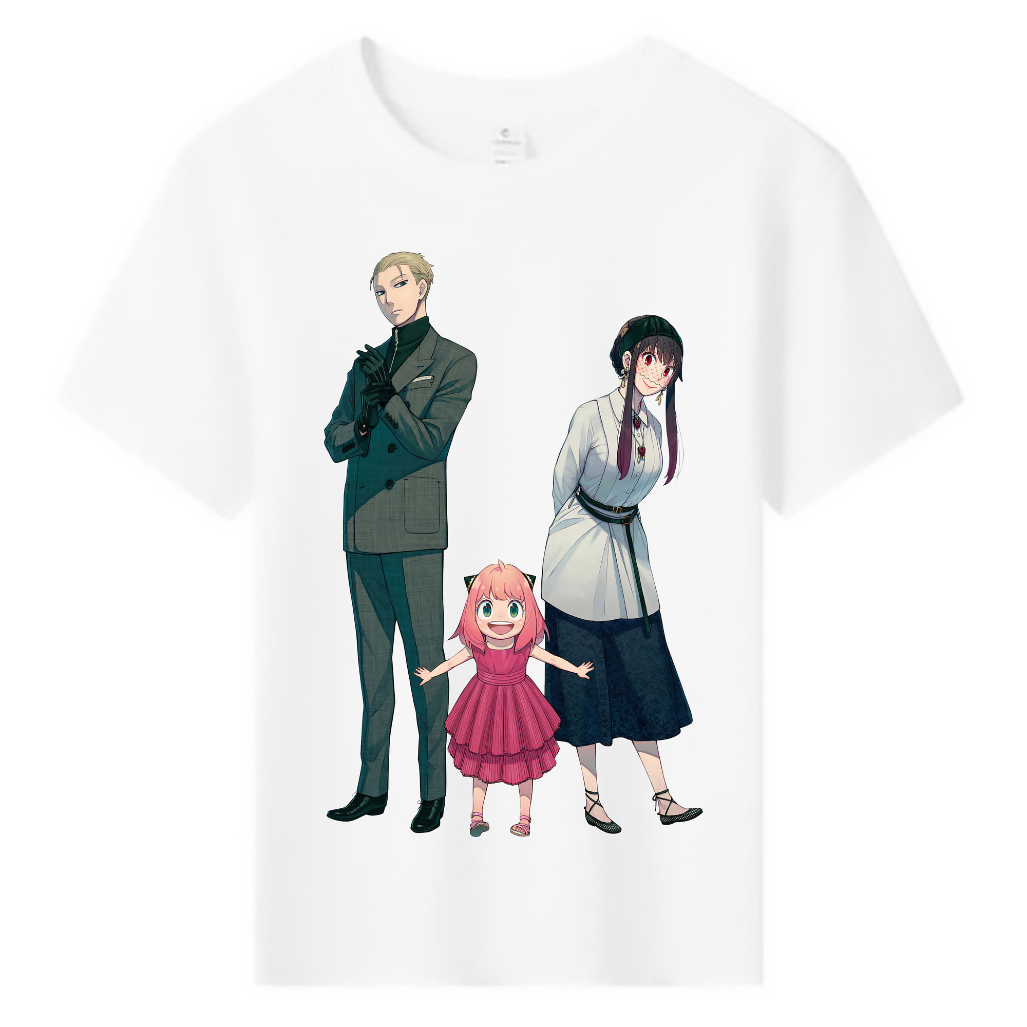 （画像用） SPY×FAMILY间谍家家酒 綿100％キッズTシャツ（フロントプリント）