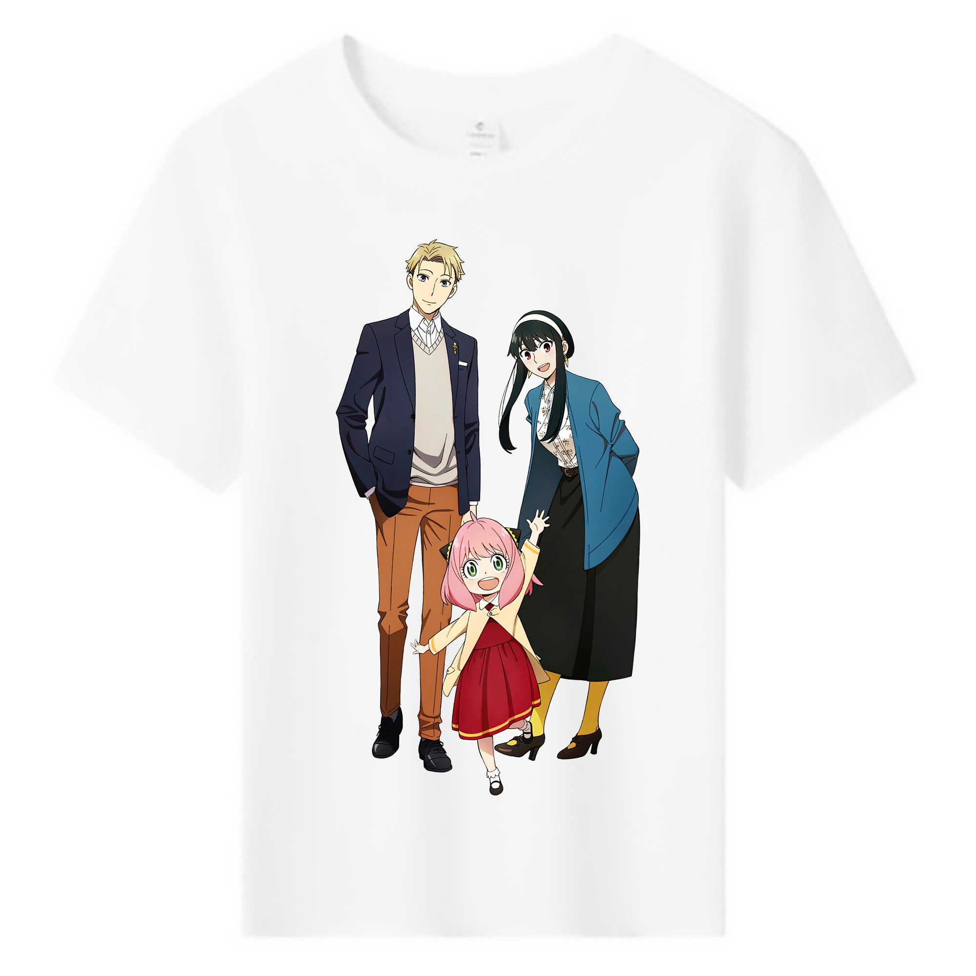 （画像用） SPY×FAMILY间谍家家酒 綿100％キッズTシャツ（フロントプリント）