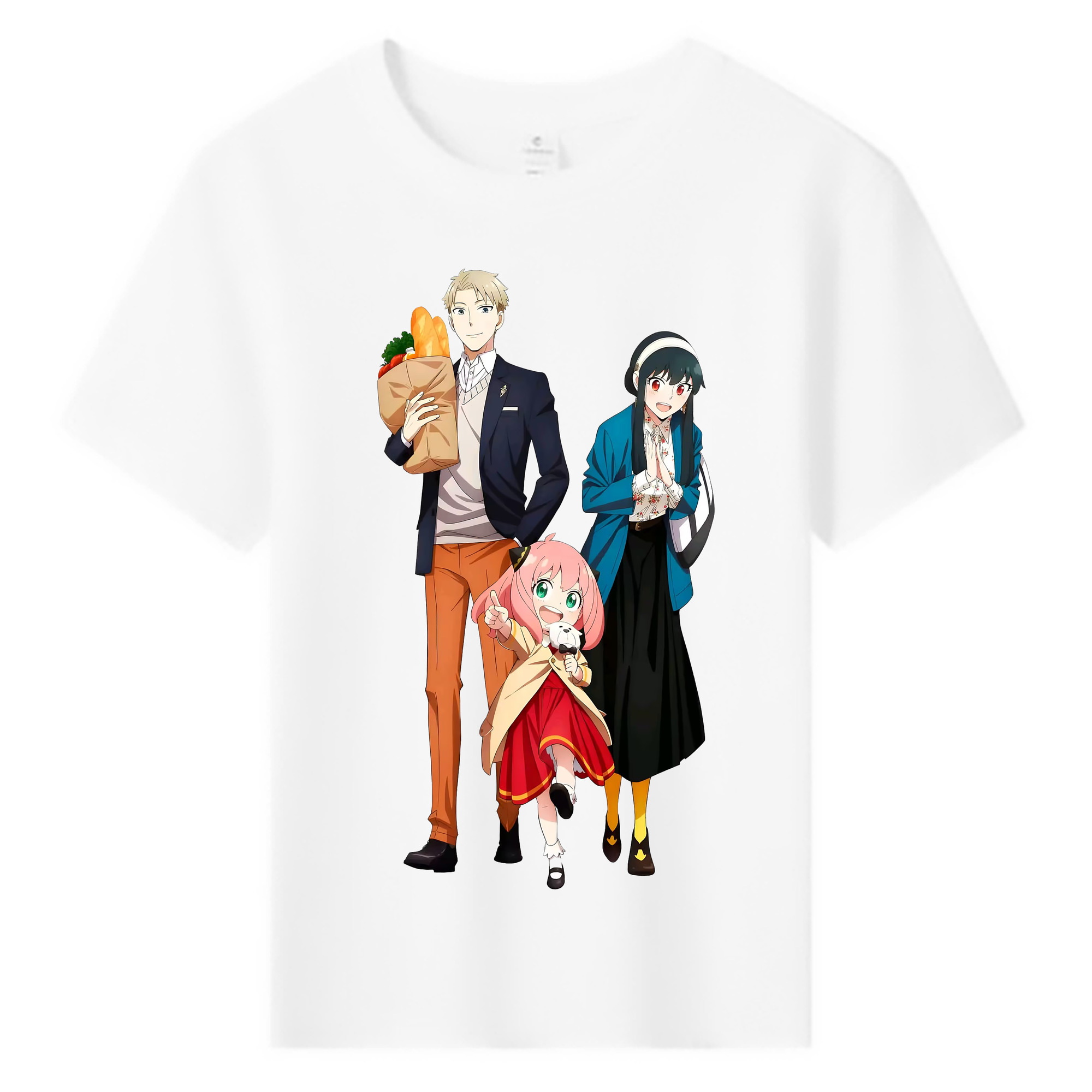（画像用） SPY×FAMILY间谍家家酒 綿100％キッズTシャツ（フロントプリント）