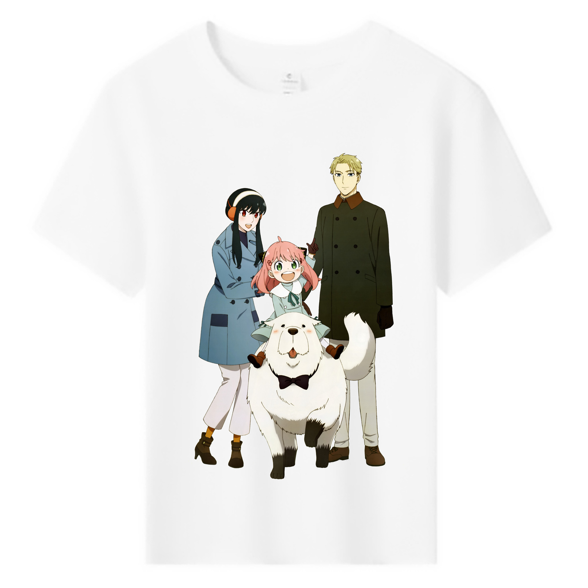 （画像用） SPY×FAMILY间谍家家酒 綿100％キッズTシャツ（フロントプリント）