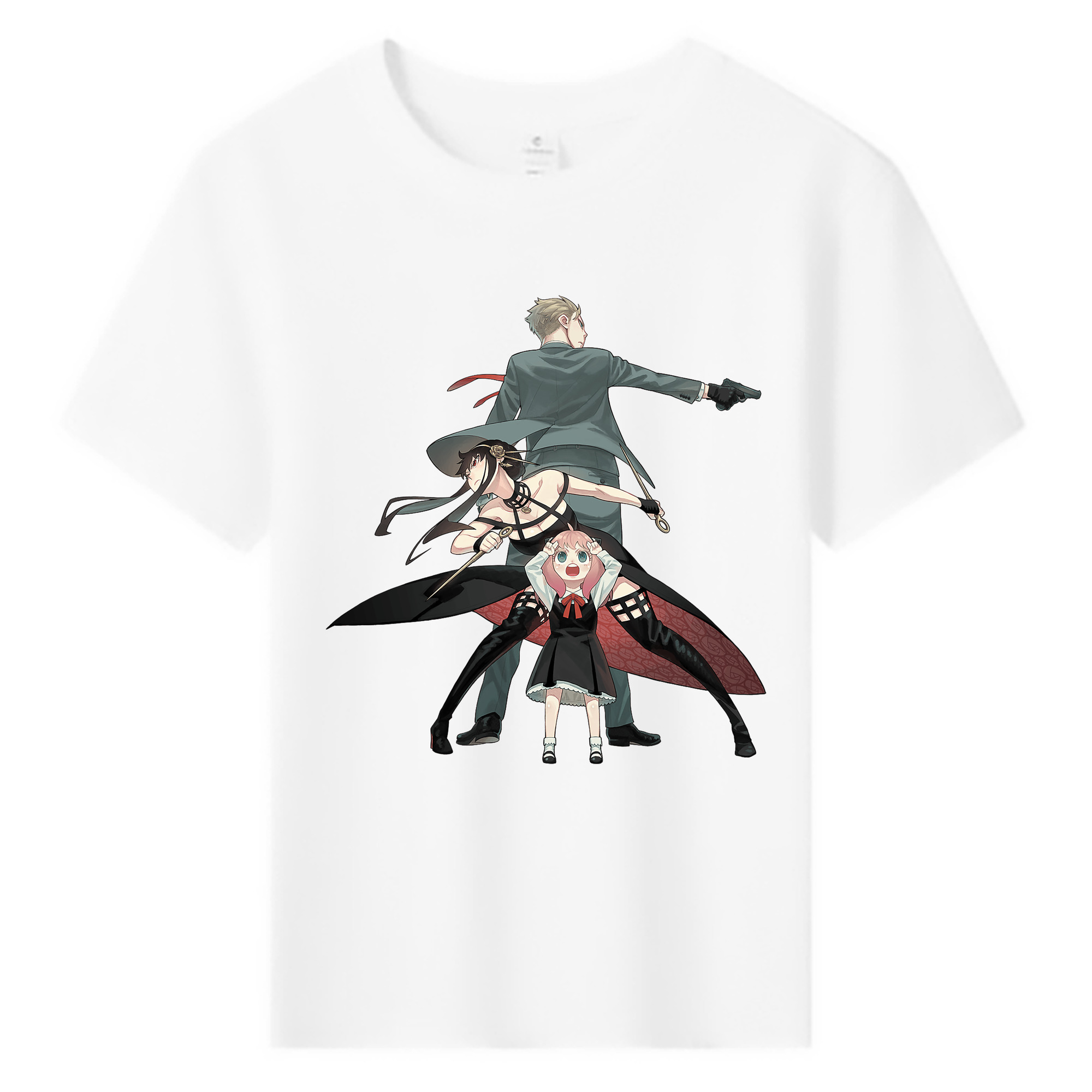 （画像用） SPY×FAMILY间谍家家酒 綿100％キッズTシャツ（フロントプリント）