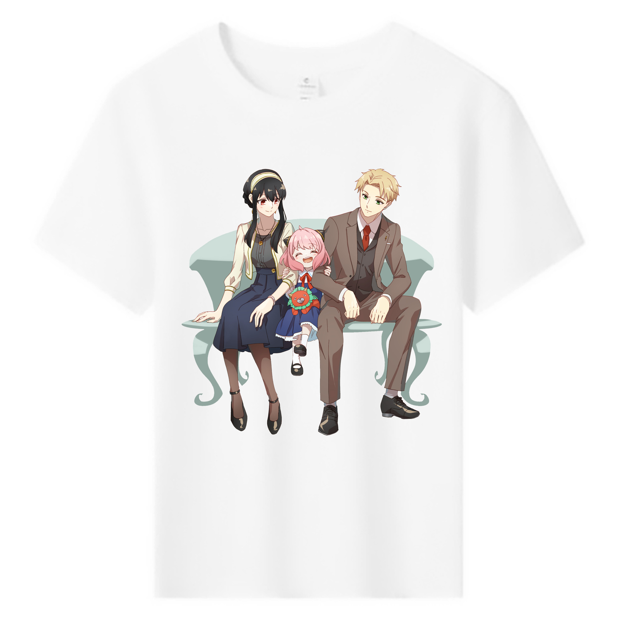 （画像用） SPY×FAMILY间谍家家酒 綿100％キッズTシャツ（フロントプリント）