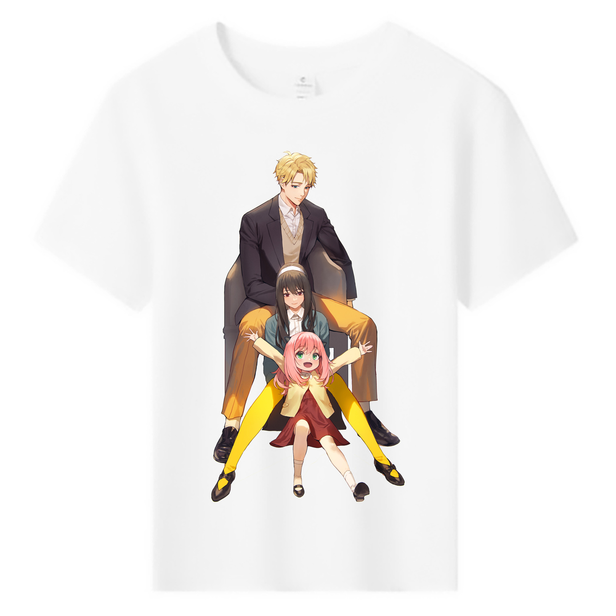 （画像用） SPY×FAMILY间谍家家酒 綿100％キッズTシャツ（フロントプリント）