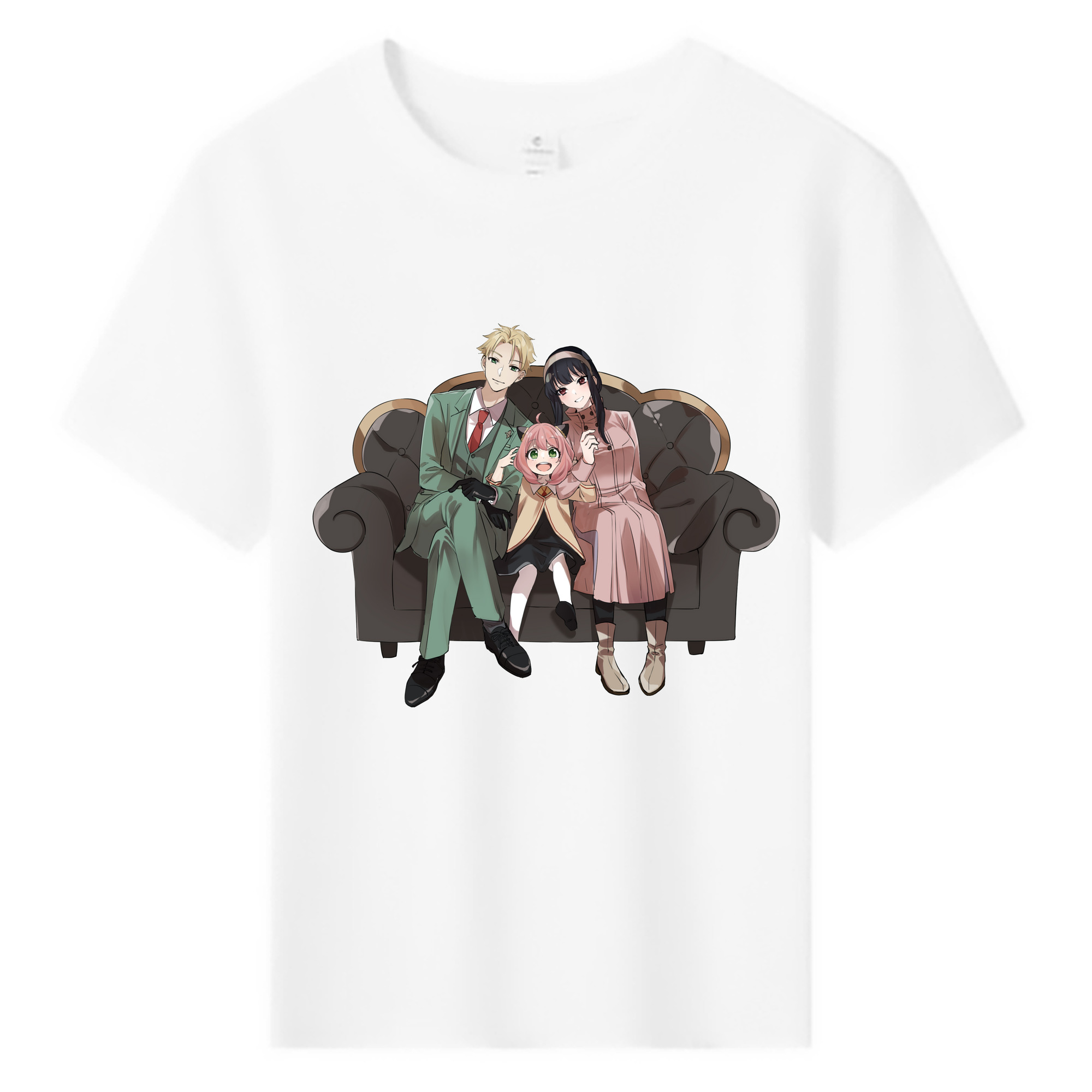 （画像用） SPY×FAMILY间谍家家酒 綿100％キッズTシャツ（フロントプリント）