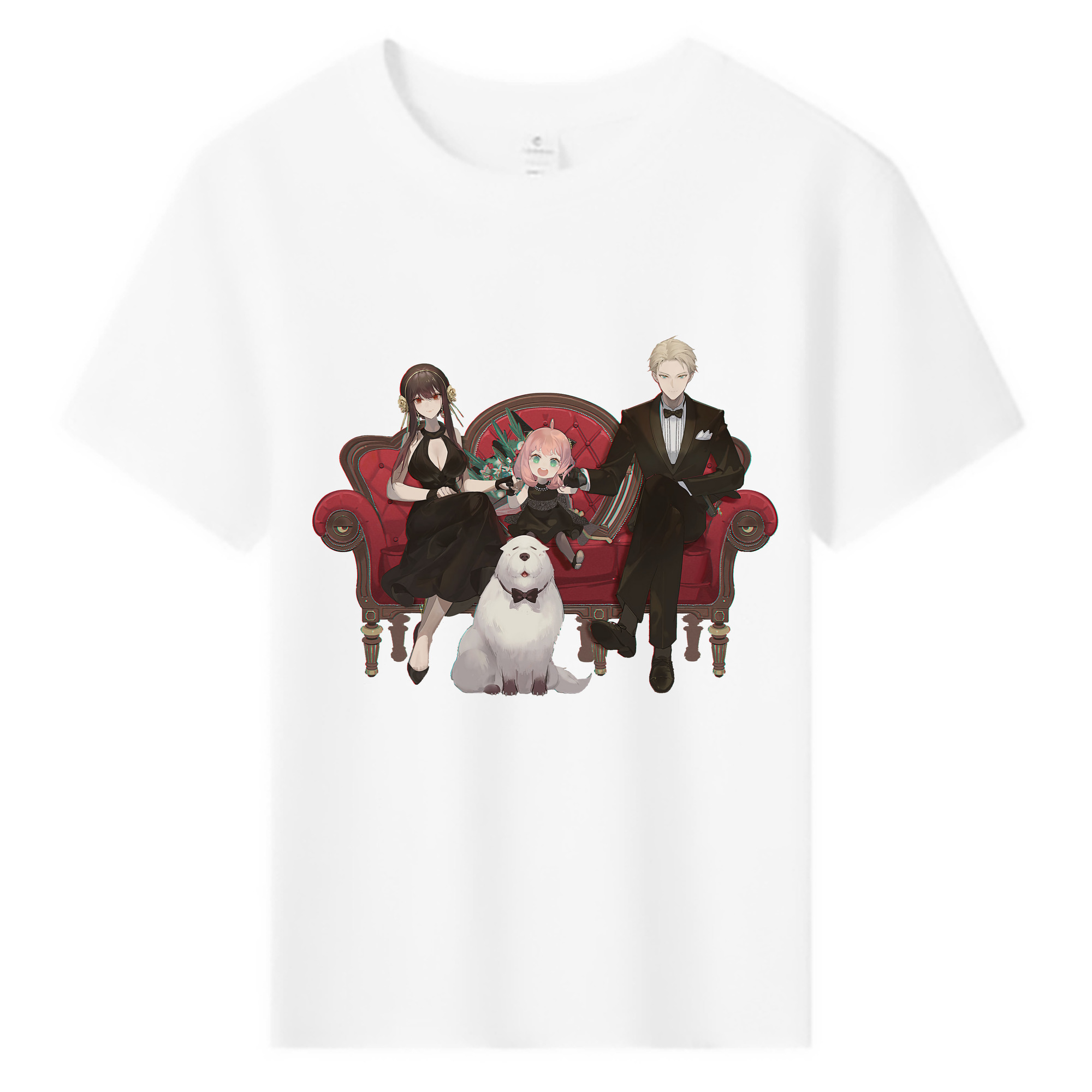 （画像用） SPY×FAMILY间谍家家酒 綿100％キッズTシャツ（フロントプリント）