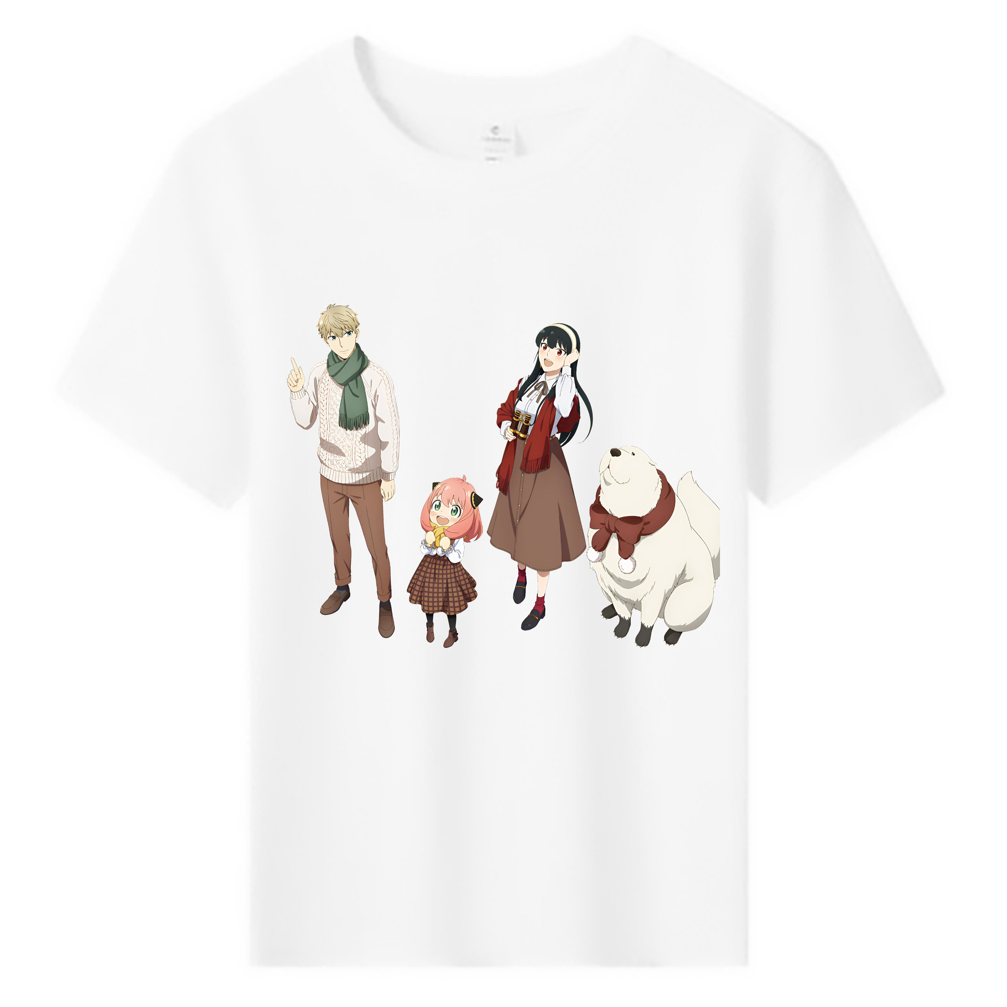 （画像用） SPY×FAMILY间谍家家酒 綿100％キッズTシャツ（フロントプリント）