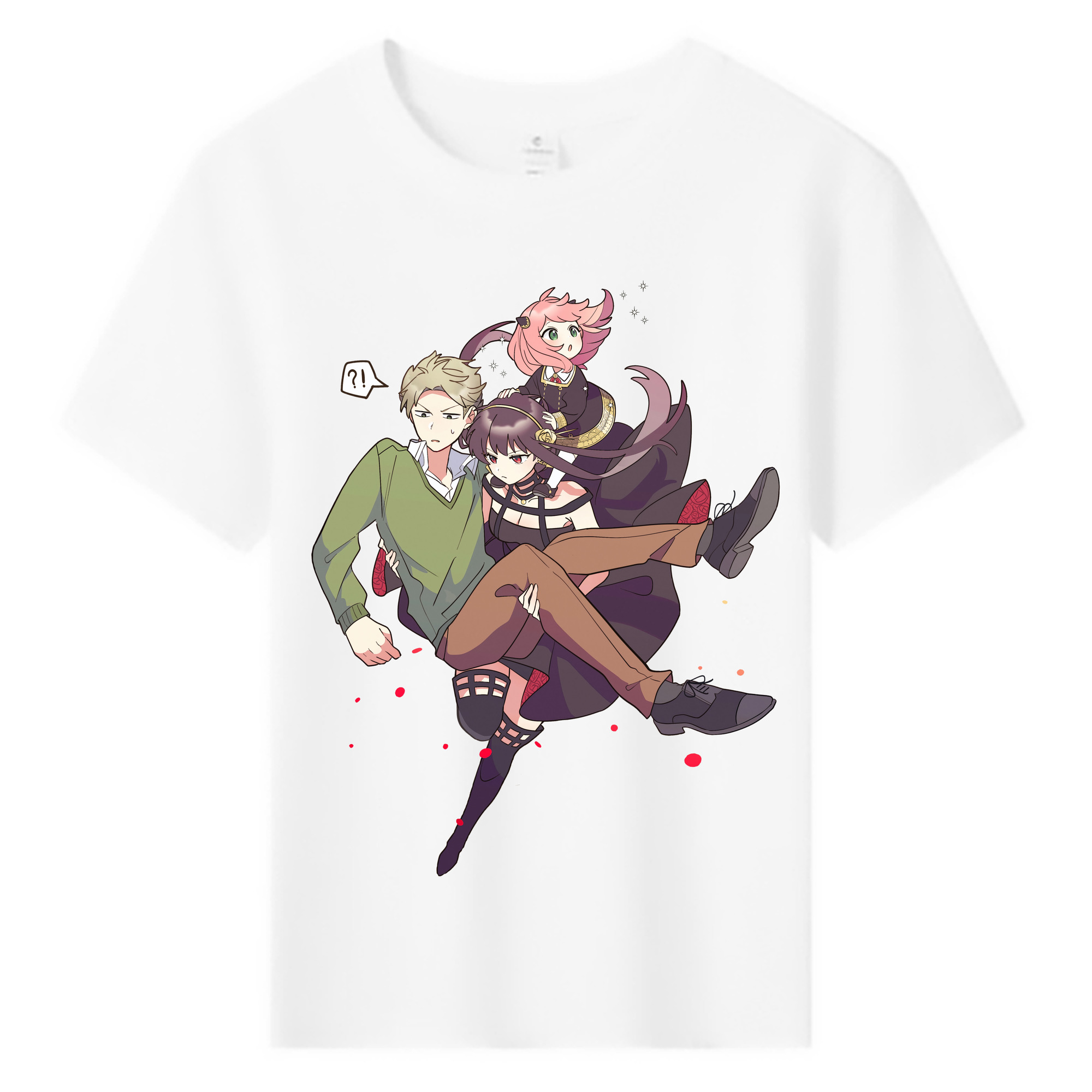 （画像用） SPY×FAMILY间谍家家酒 綿100％キッズTシャツ（フロントプリント）