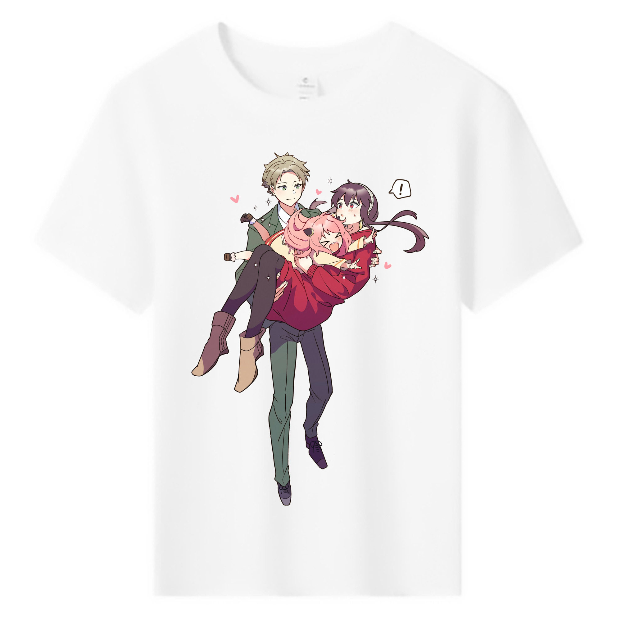 （画像用） SPY×FAMILY间谍家家酒 綿100％キッズTシャツ（フロントプリント）