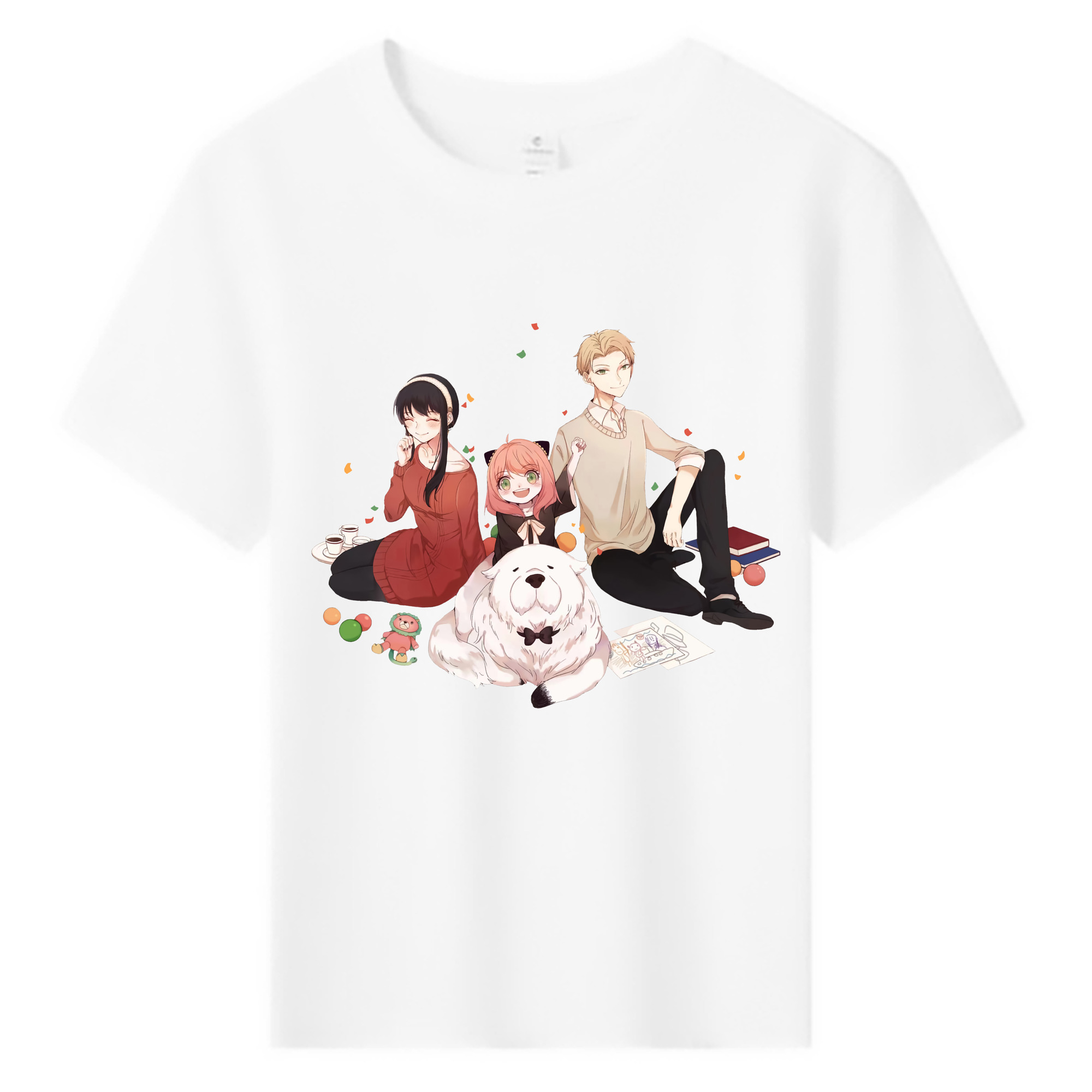 （画像用） SPY×FAMILY间谍家家酒 綿100％キッズTシャツ（フロントプリント）