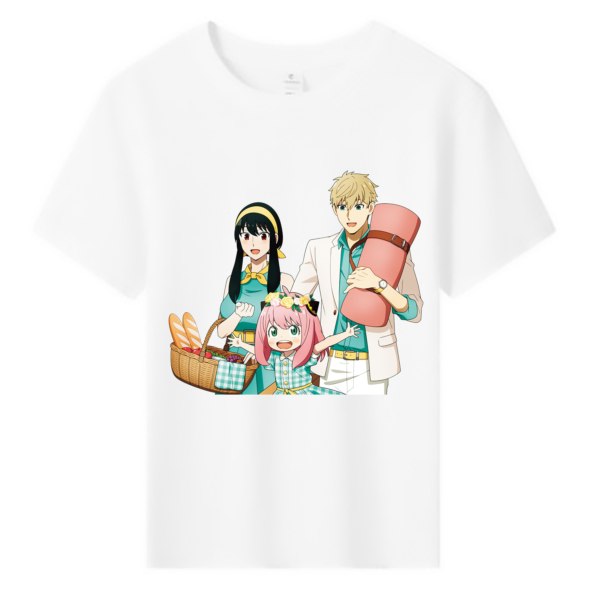 （画像用） SPY×FAMILY间谍家家酒 綿100％キッズTシャツ（フロントプリント）