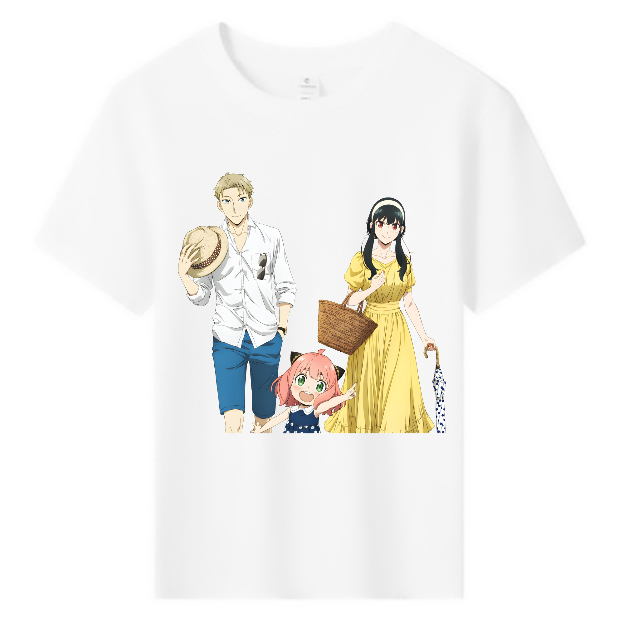 （画像用） SPY×FAMILY间谍家家酒 綿100％キッズTシャツ（フロントプリント）