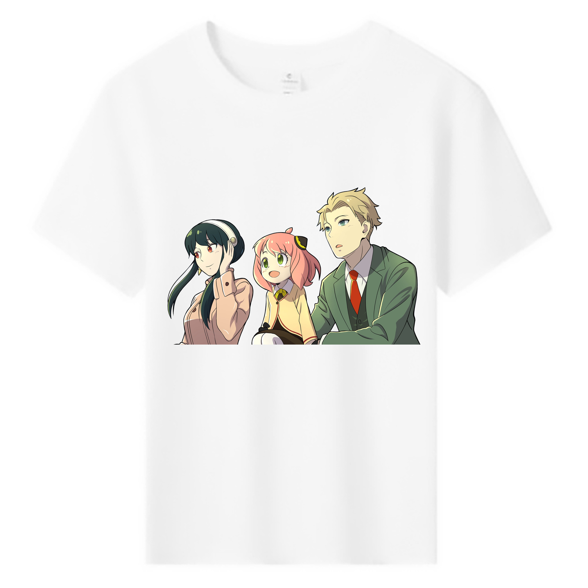 （画像用） SPY×FAMILY间谍家家酒 綿100％キッズTシャツ（フロントプリント）