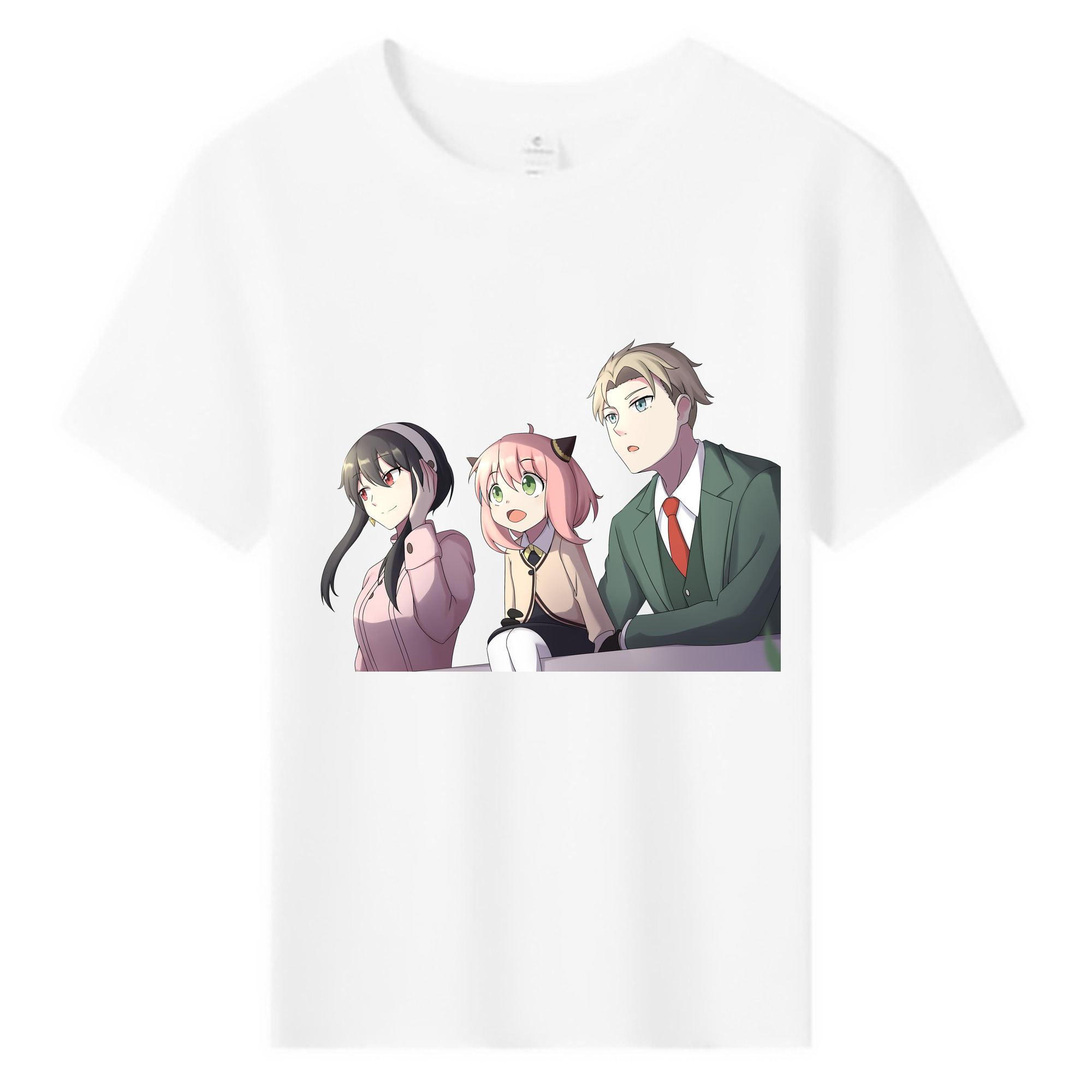 （画像用） SPY×FAMILY间谍家家酒 綿100％キッズTシャツ（フロントプリント）