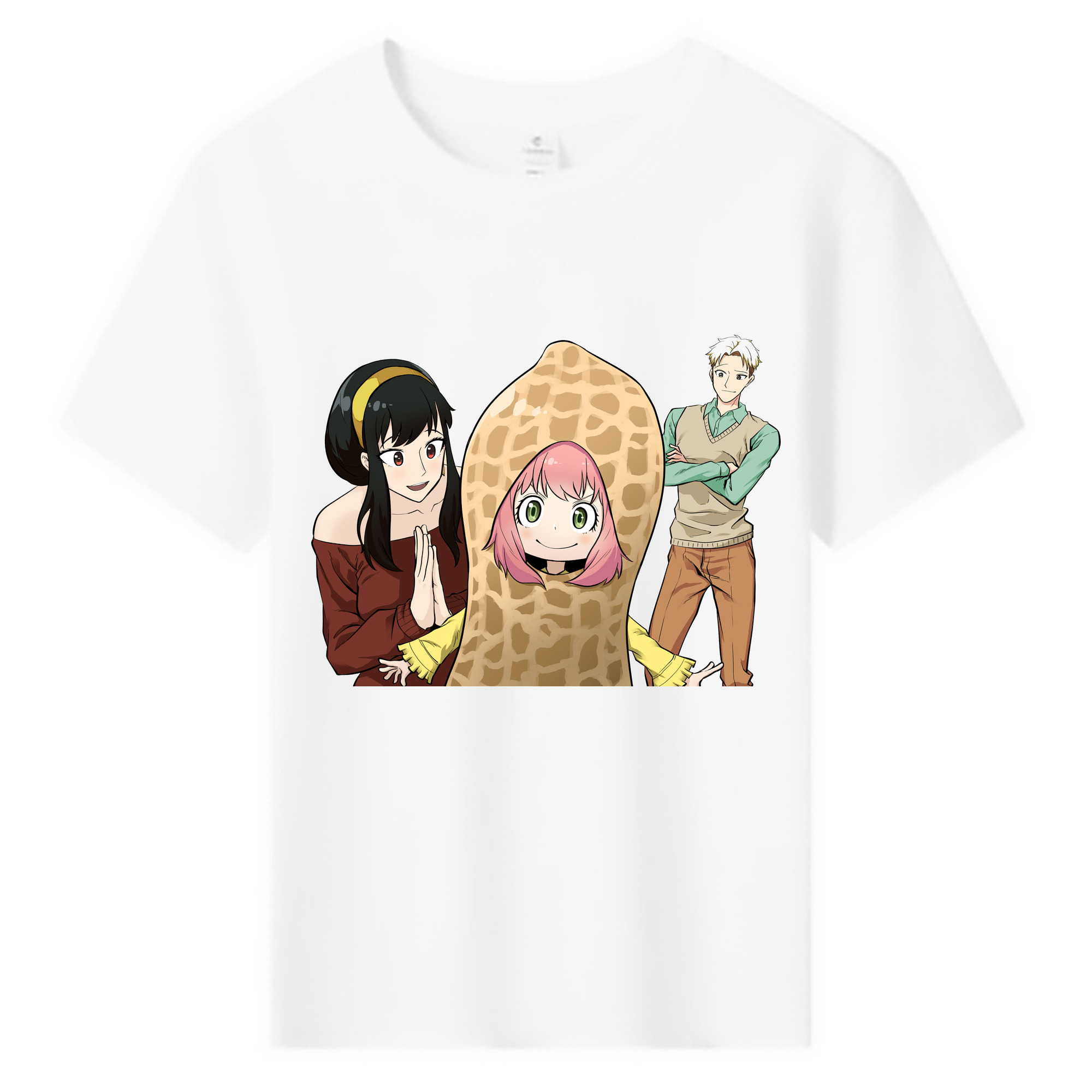 （画像用） SPY×FAMILY间谍家家酒 綿100％キッズTシャツ（フロントプリント）