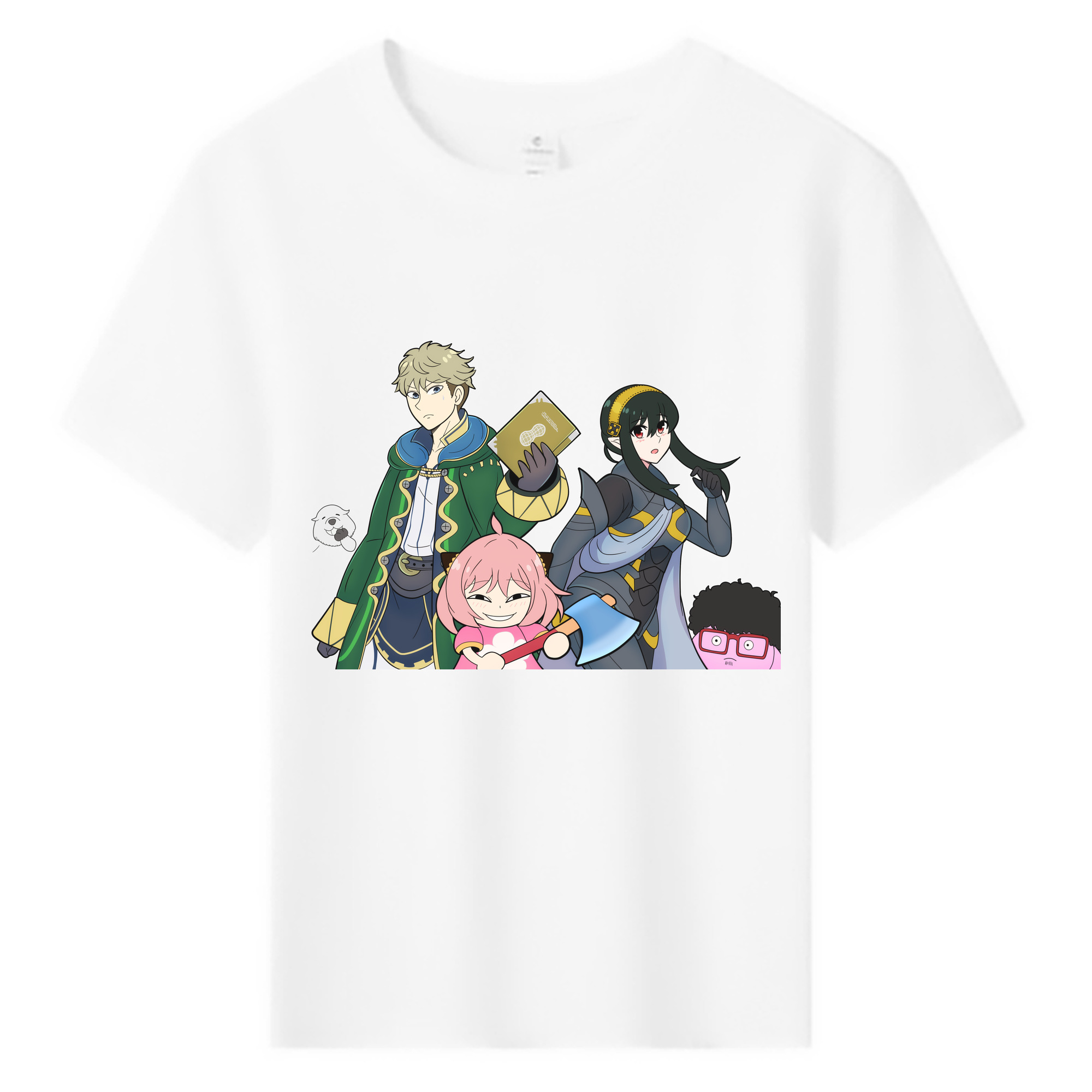 （画像用） SPY×FAMILY间谍家家酒 綿100％キッズTシャツ（フロントプリント）
