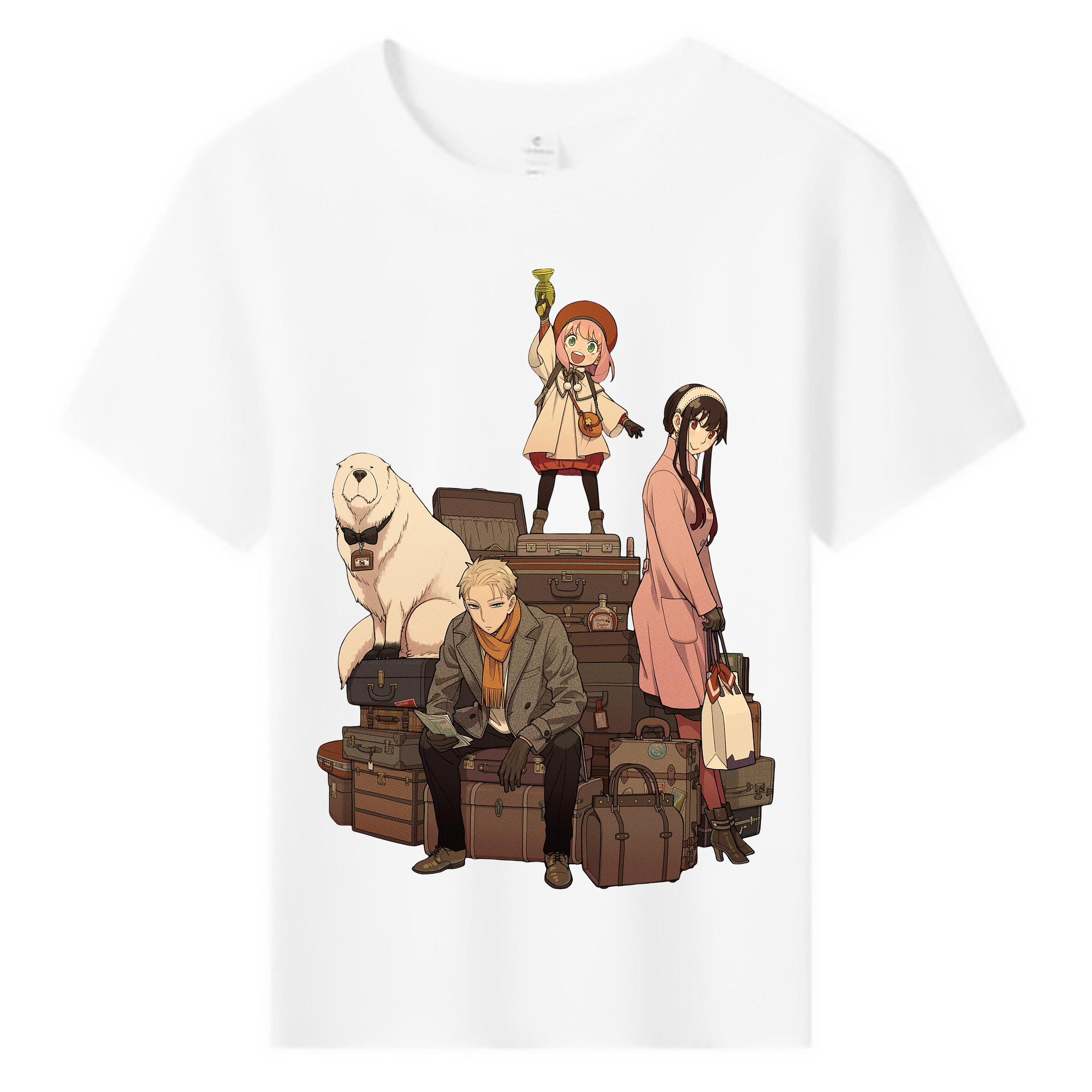 （画像用） SPY×FAMILY间谍家家酒 綿100％キッズTシャツ（フロントプリント）