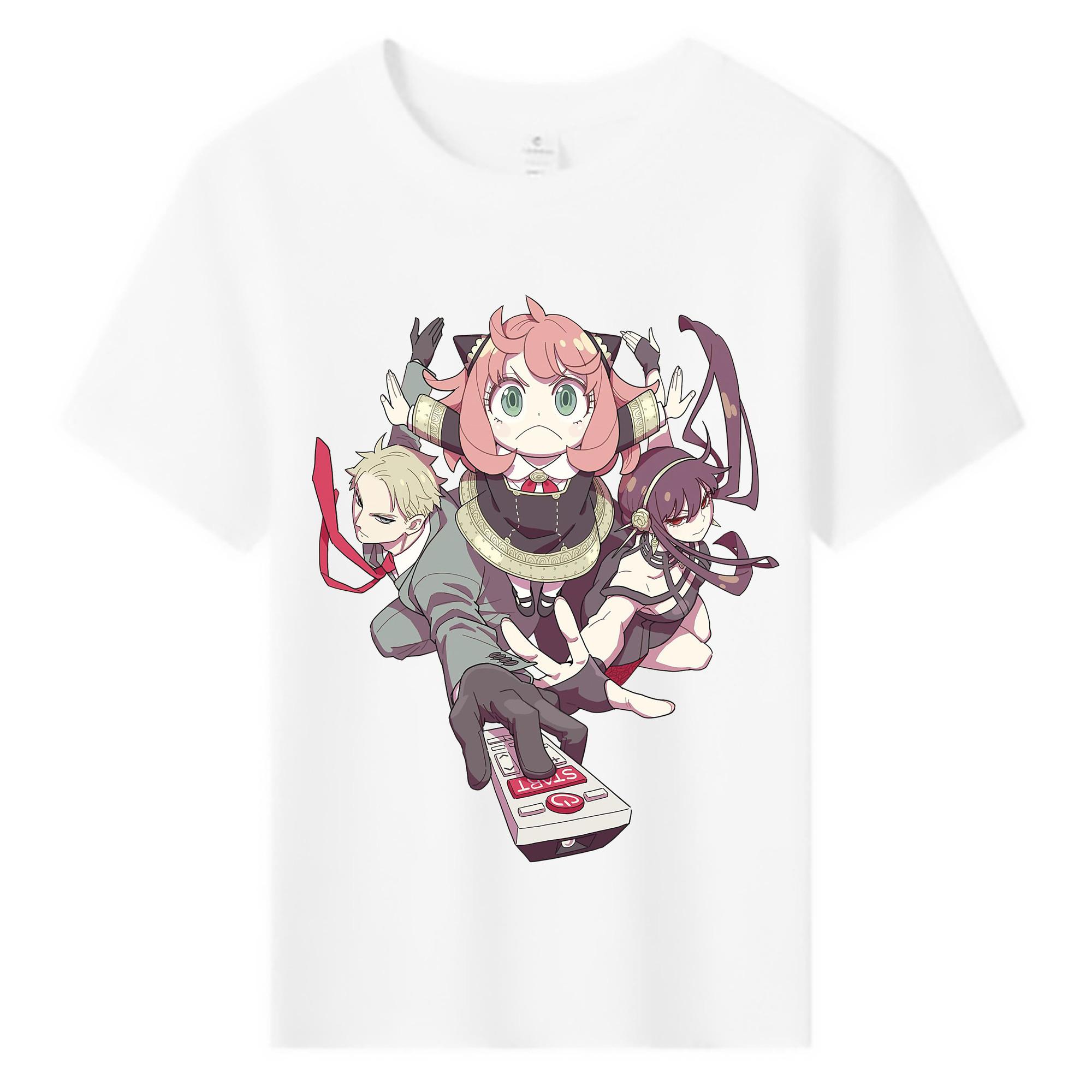 （画像用） SPY×FAMILY间谍家家酒 綿100％キッズTシャツ（フロントプリント）