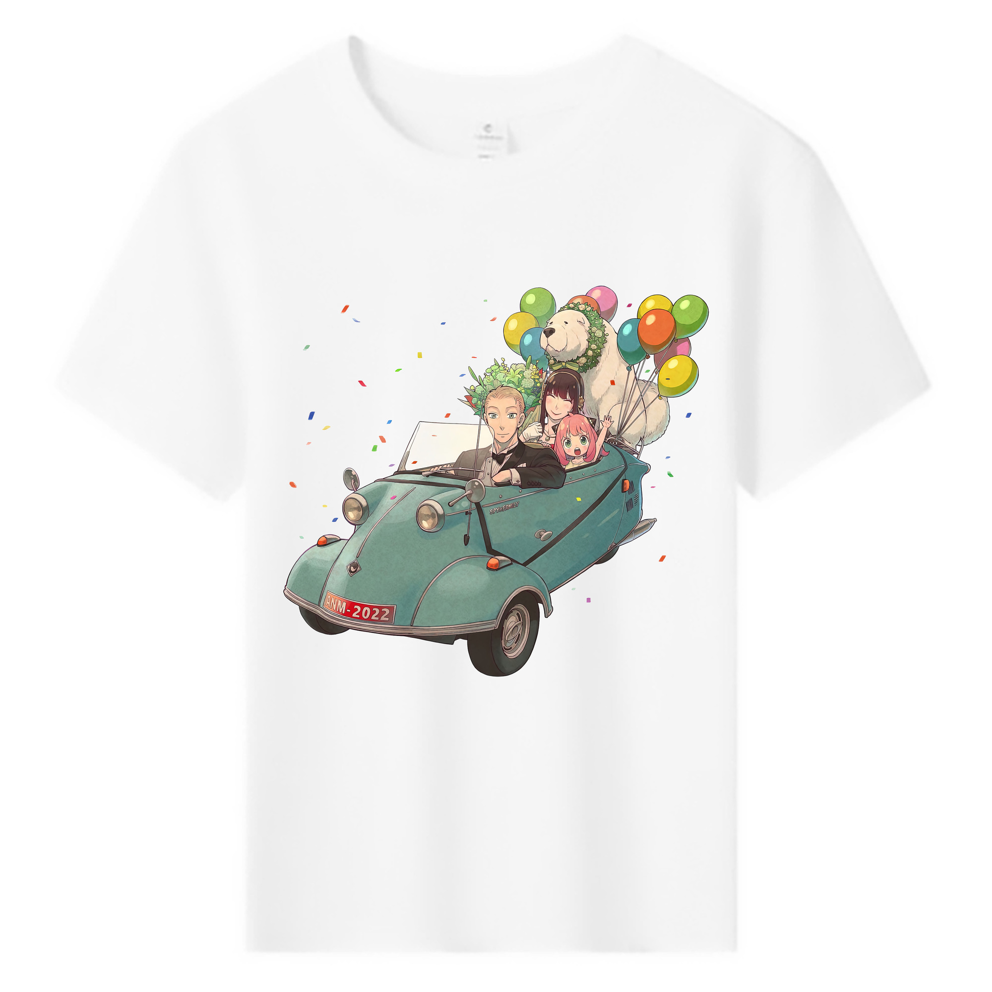 （画像用） SPY×FAMILY间谍家家酒 綿100％キッズTシャツ（フロントプリント）