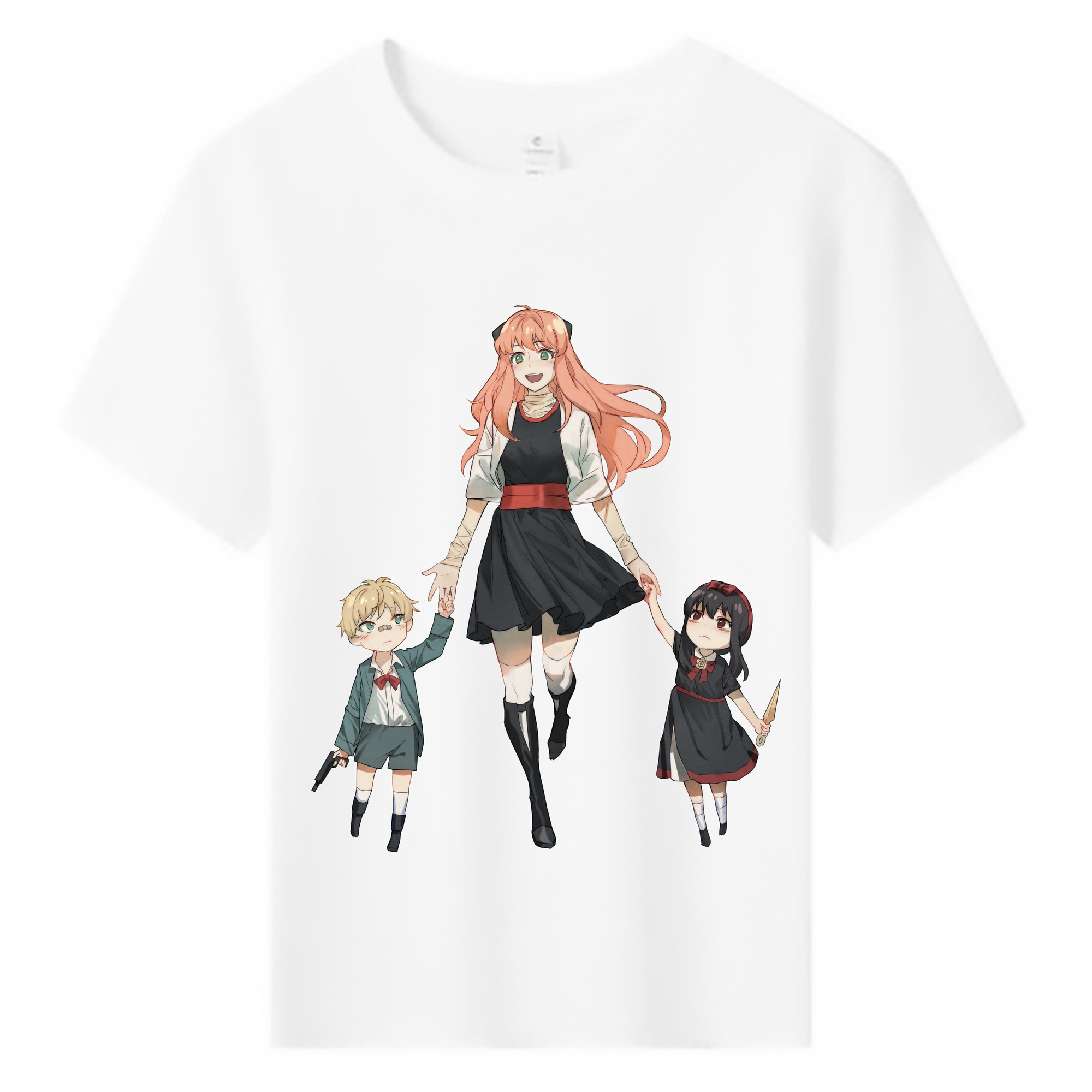 （画像用） SPY×FAMILY间谍家家酒 綿100％キッズTシャツ（フロントプリント）