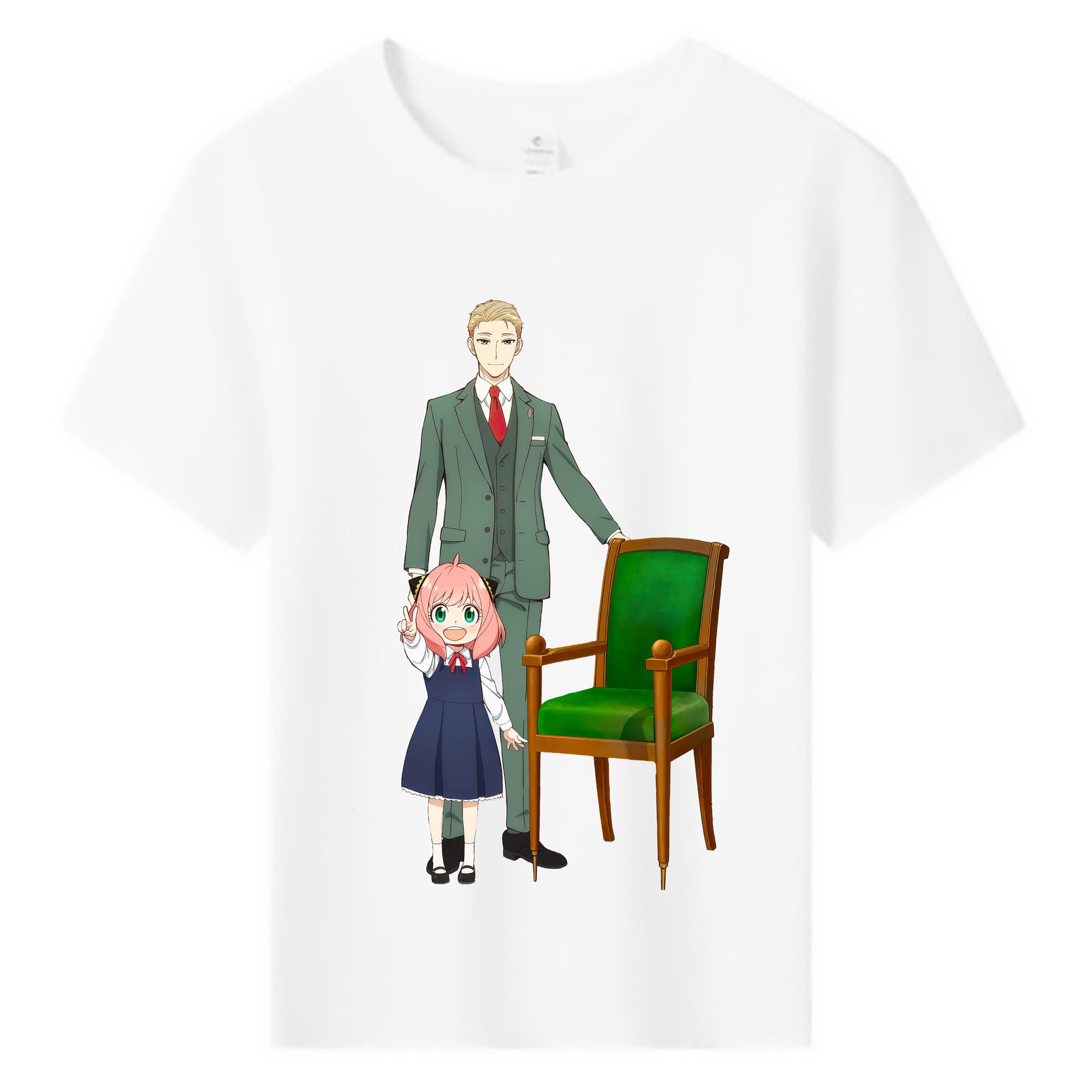 （画像用） SPY×FAMILY间谍家家酒 綿100％キッズTシャツ（フロントプリント）