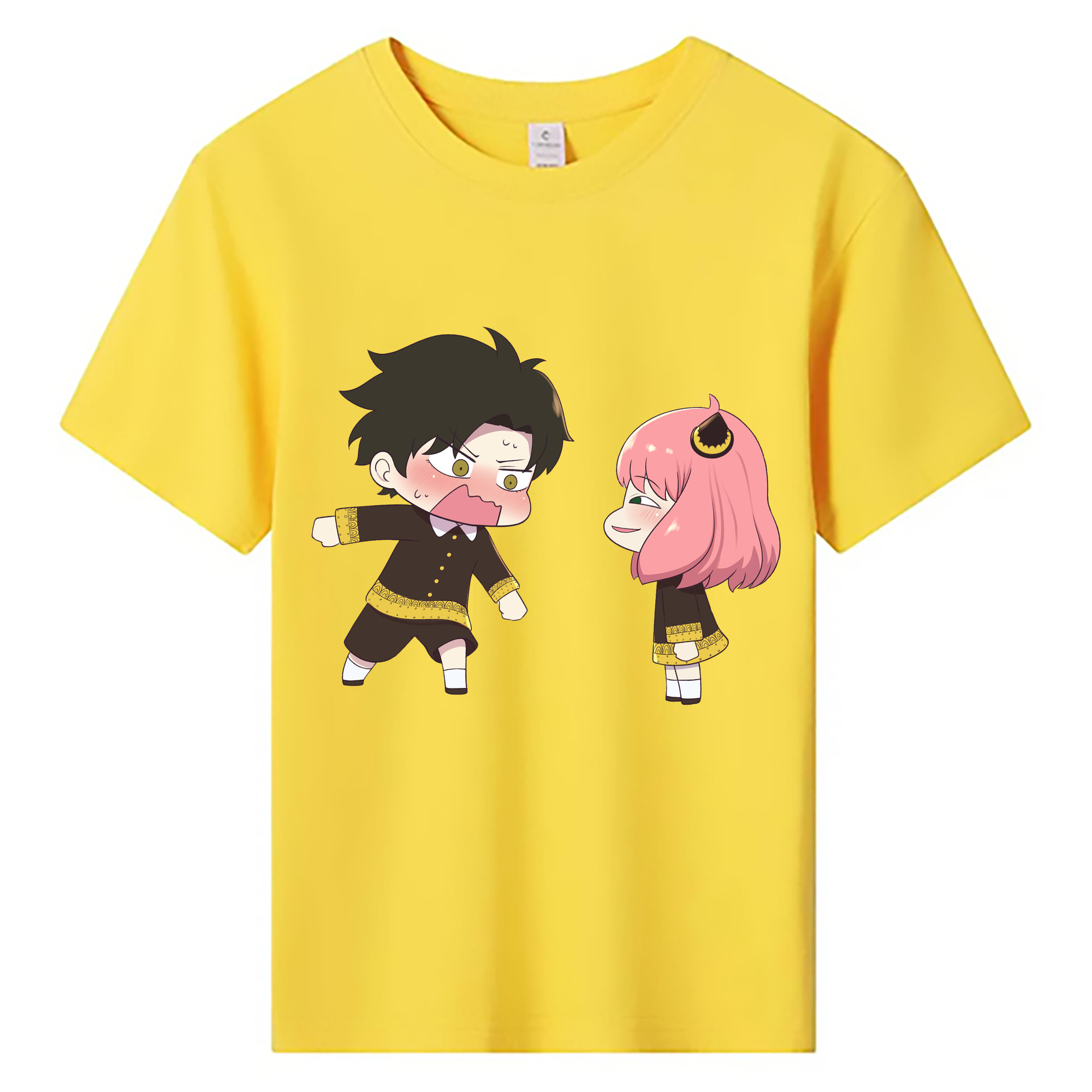 （画像用） SPY×FAMILY间谍家家酒 綿100％キッズTシャツ（フロントプリント）