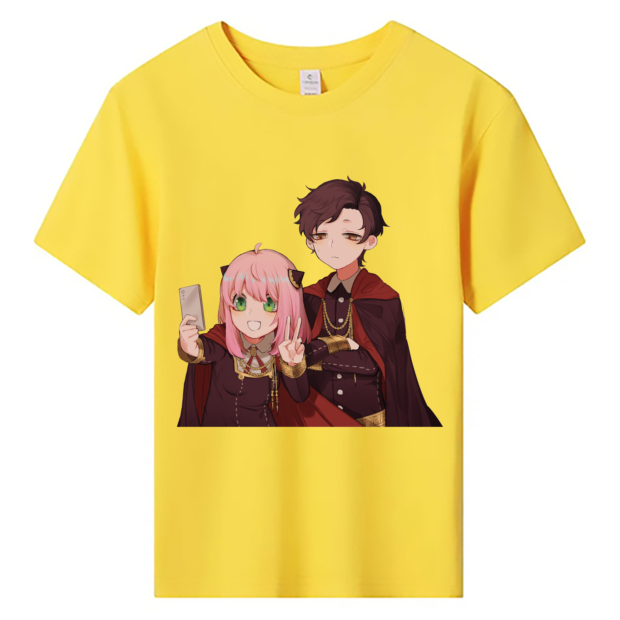 （画像用） SPY×FAMILY间谍家家酒 綿100％キッズTシャツ（フロントプリント）