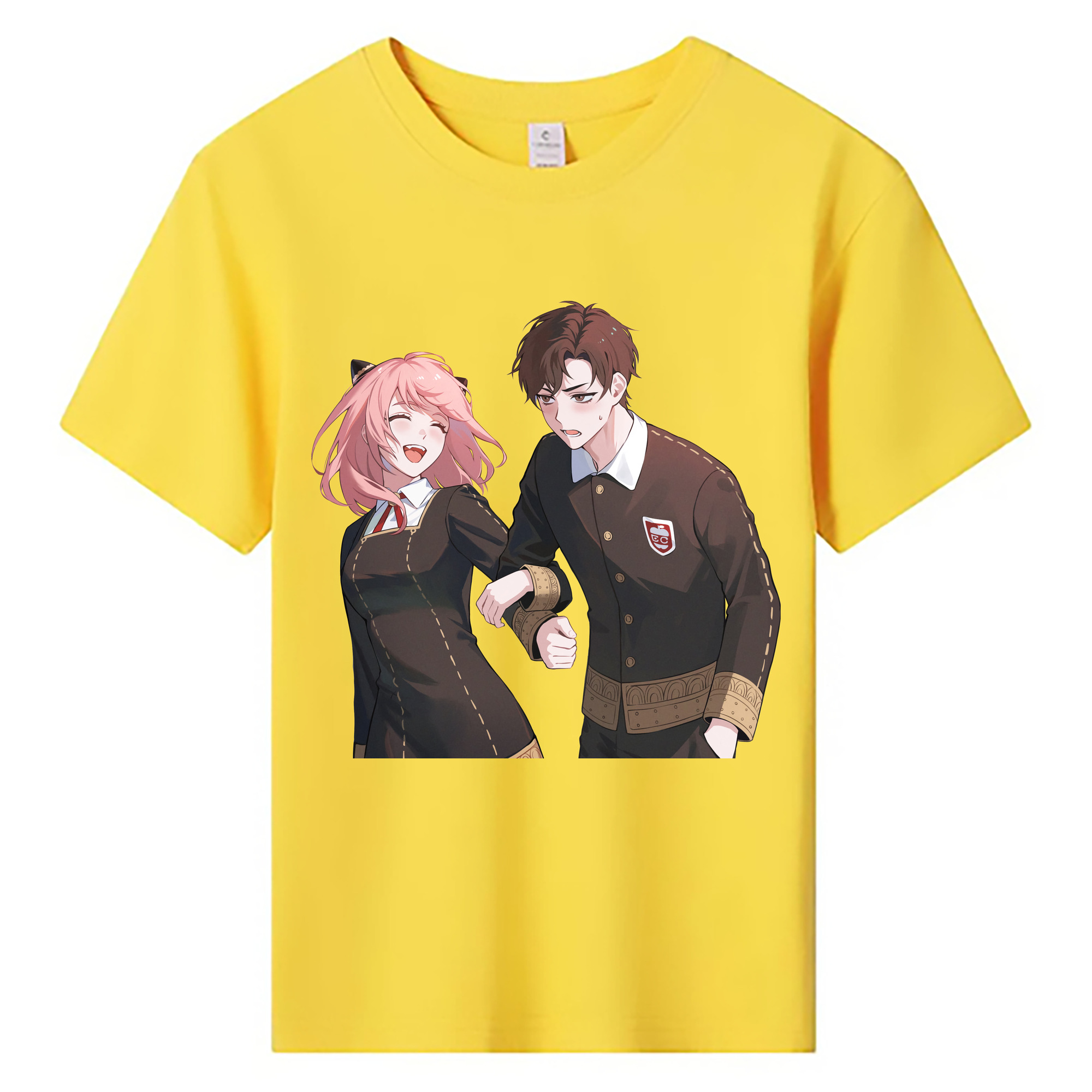 （画像用） SPY×FAMILY间谍家家酒 綿100％キッズTシャツ（フロントプリント）