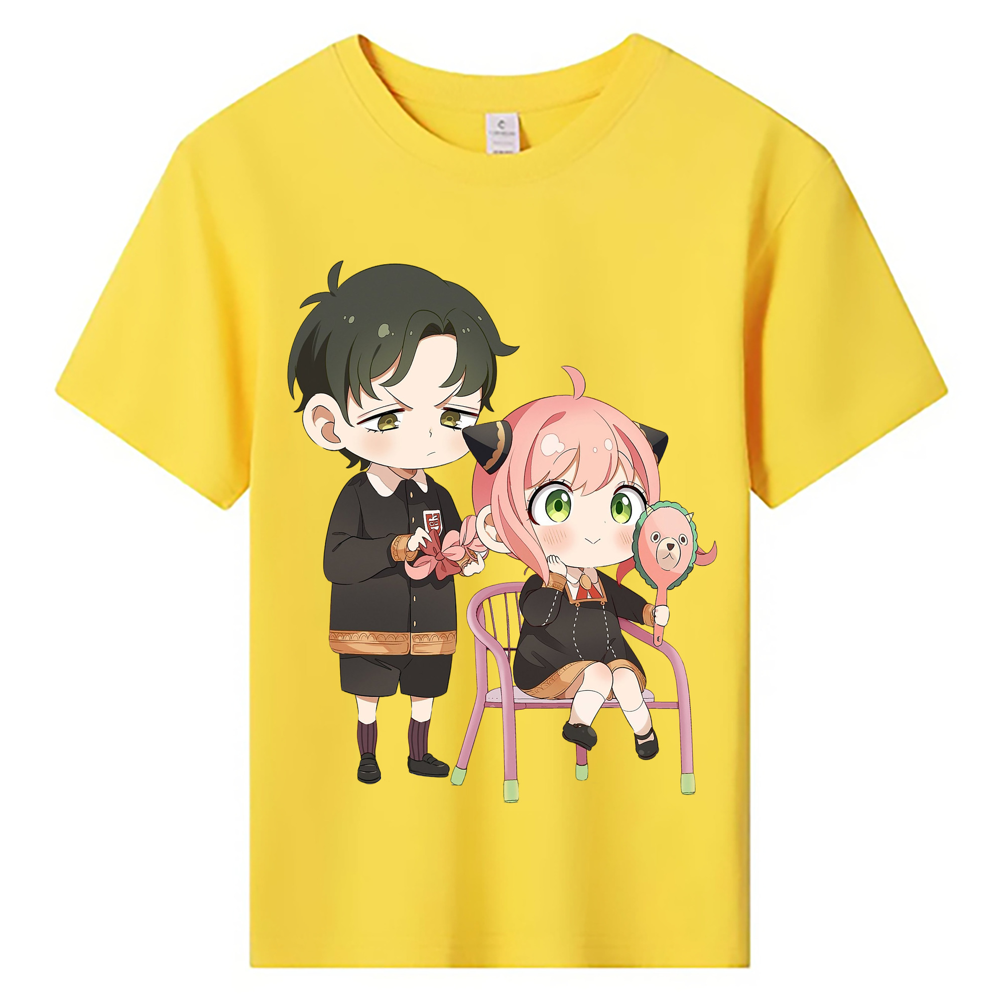 （画像用） SPY×FAMILY间谍家家酒 綿100％キッズTシャツ（フロントプリント）