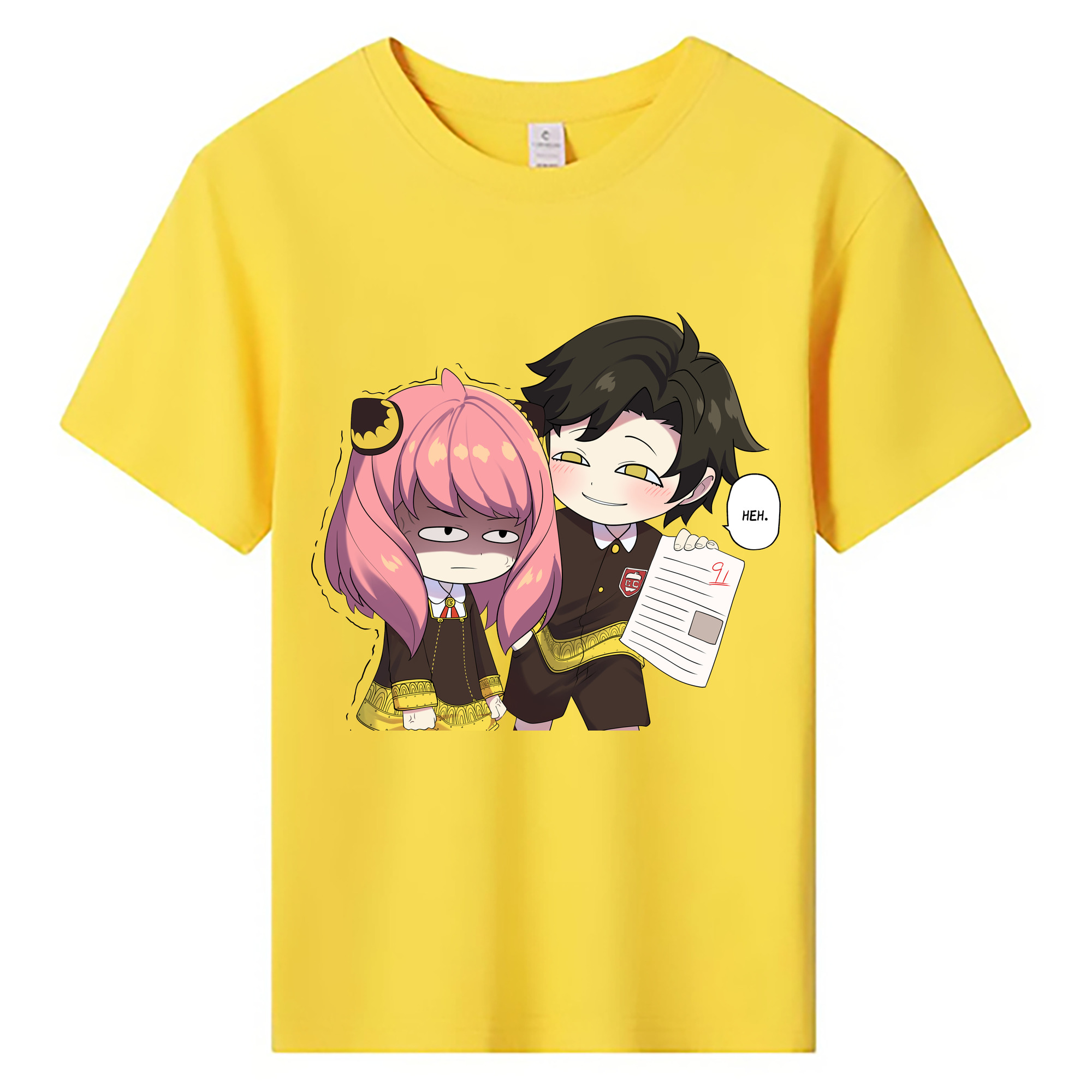 （画像用） SPY×FAMILY间谍家家酒 綿100％キッズTシャツ（フロントプリント）