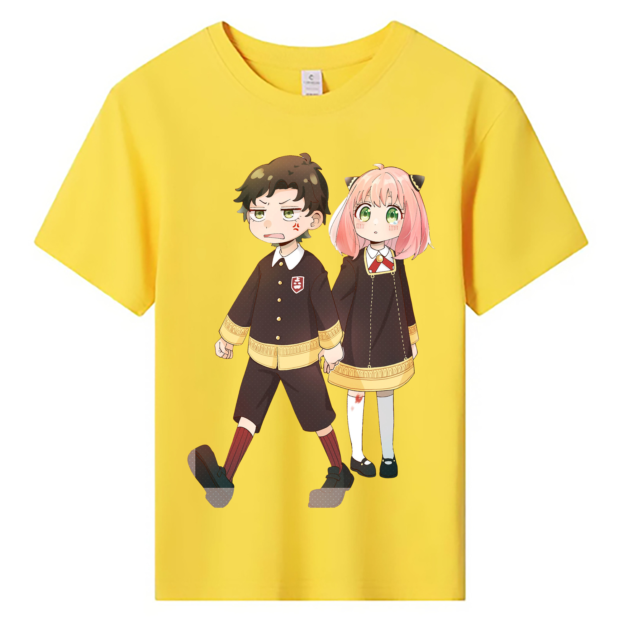 （画像用） SPY×FAMILY间谍家家酒 綿100％キッズTシャツ（フロントプリント）