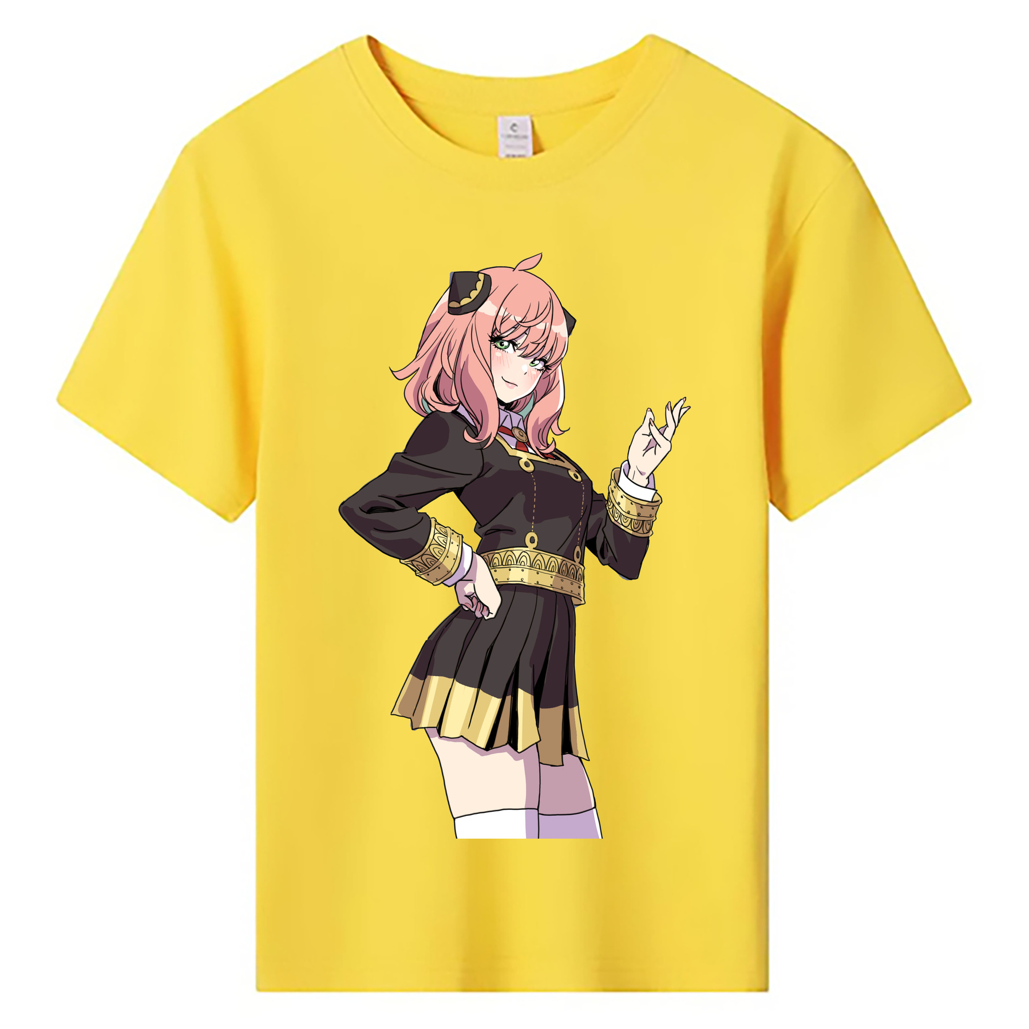 （画像用） SPY×FAMILY间谍家家酒 綿100％キッズTシャツ（フロントプリント）