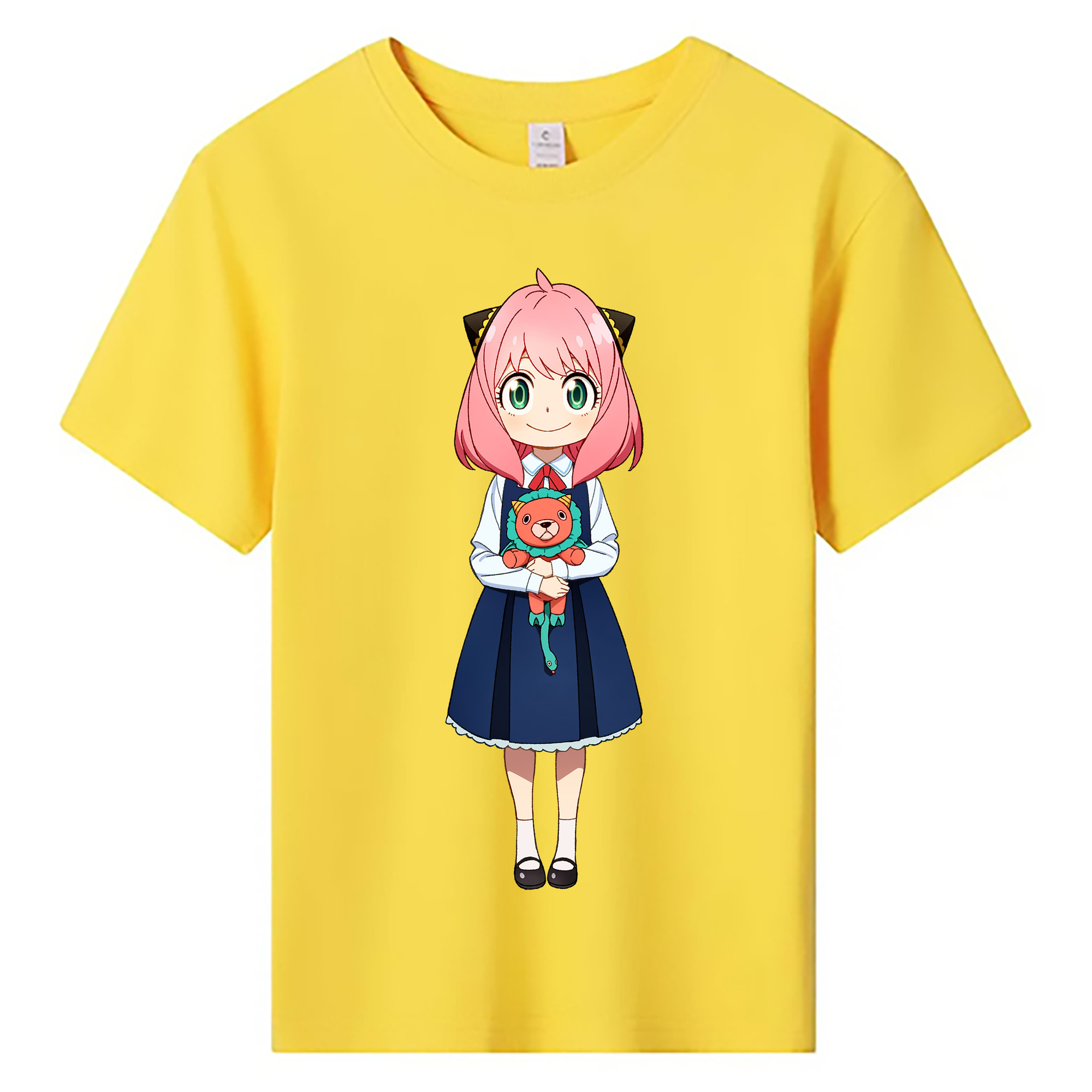 （画像用） SPY×FAMILY间谍家家酒 綿100％キッズTシャツ（フロントプリント）