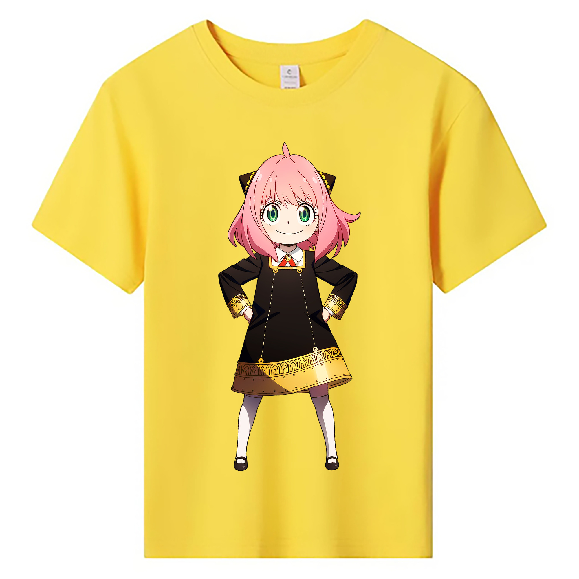 （画像用） SPY×FAMILY间谍家家酒 綿100％キッズTシャツ（フロントプリント）