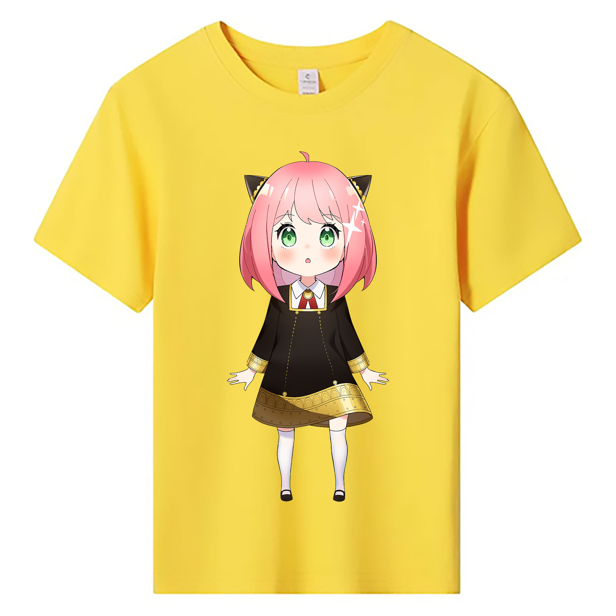 （画像用） SPY×FAMILY间谍家家酒 綿100％キッズTシャツ（フロントプリント）