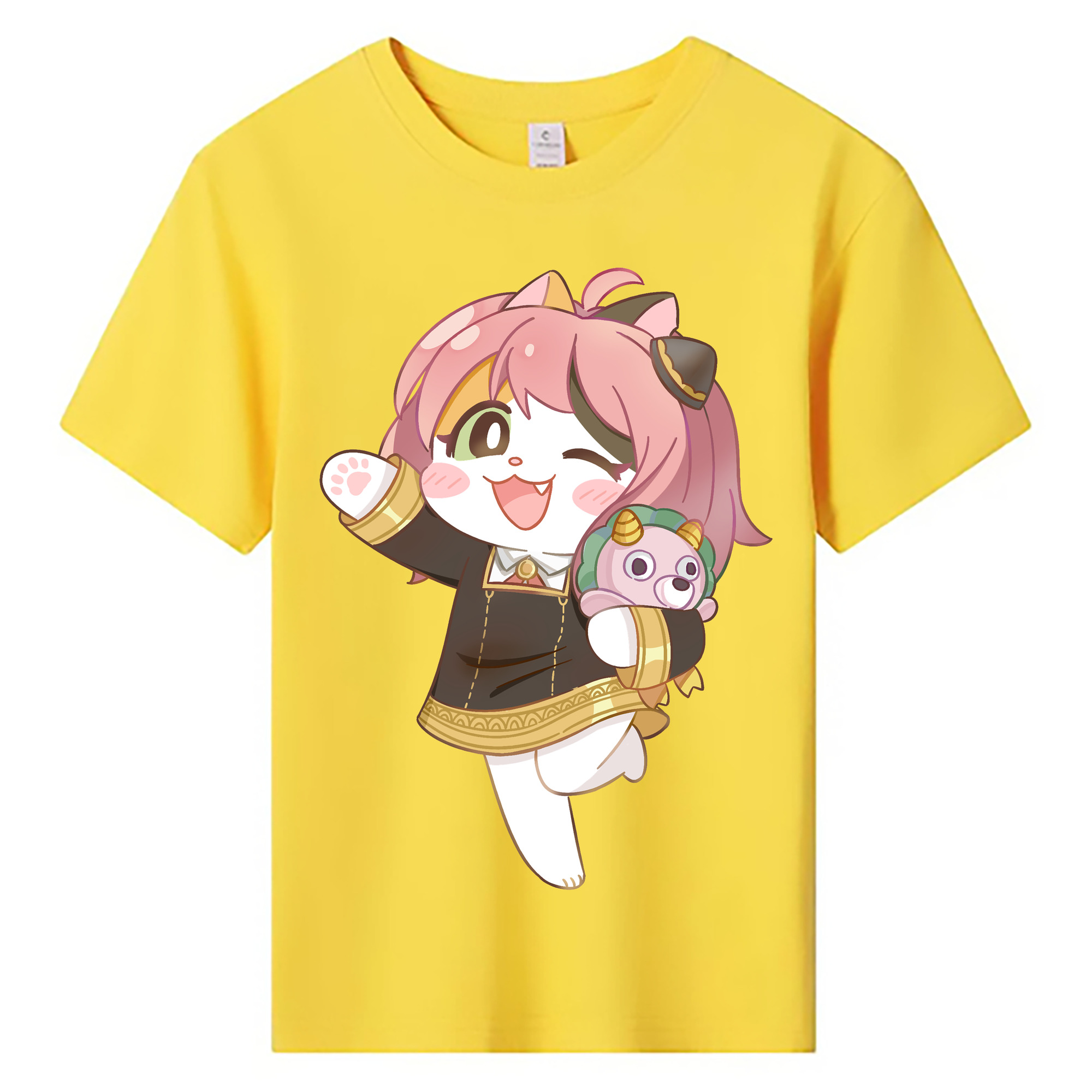 （画像用） SPY×FAMILY间谍家家酒 綿100％キッズTシャツ（フロントプリント）