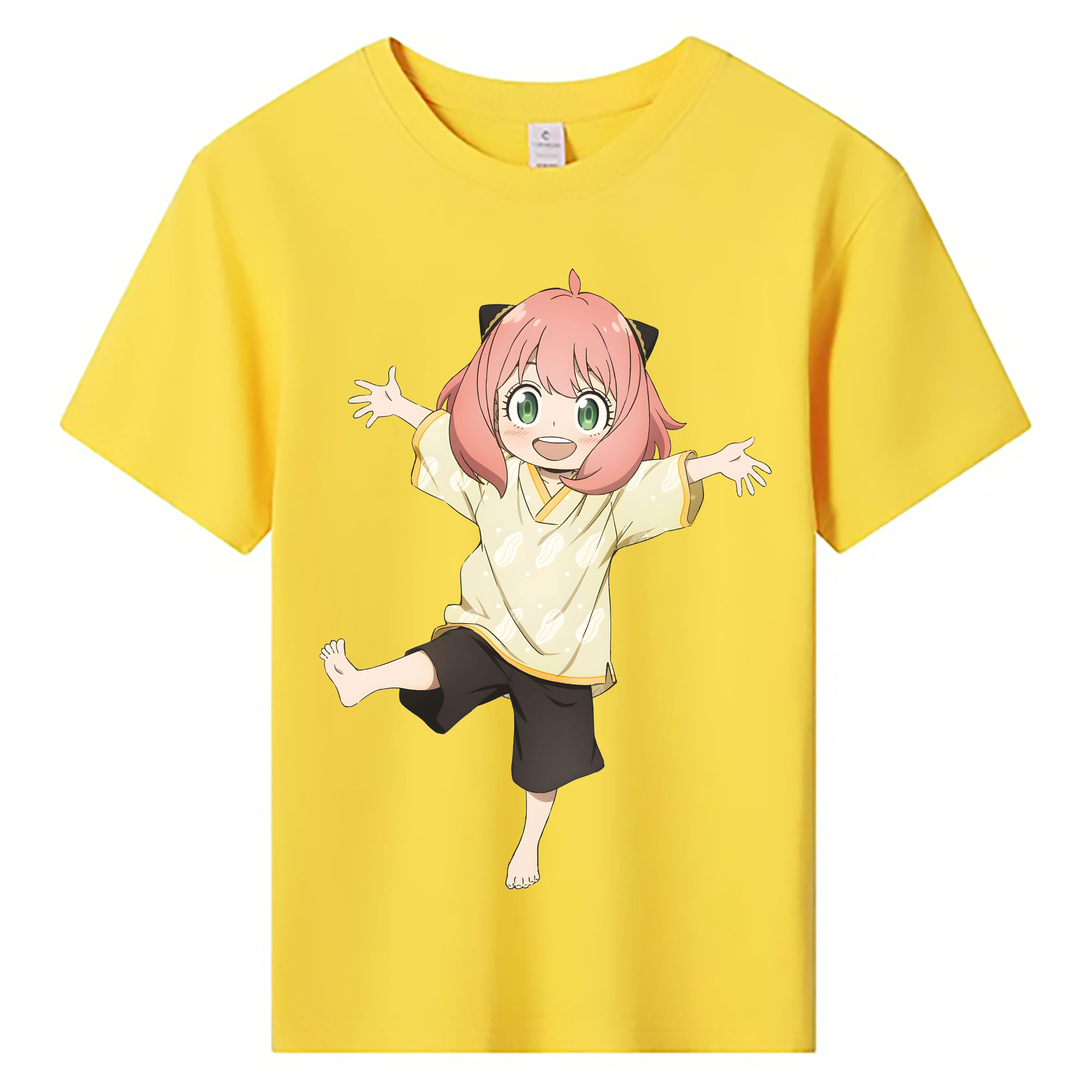 （画像用） SPY×FAMILY间谍家家酒 綿100％キッズTシャツ（フロントプリント）