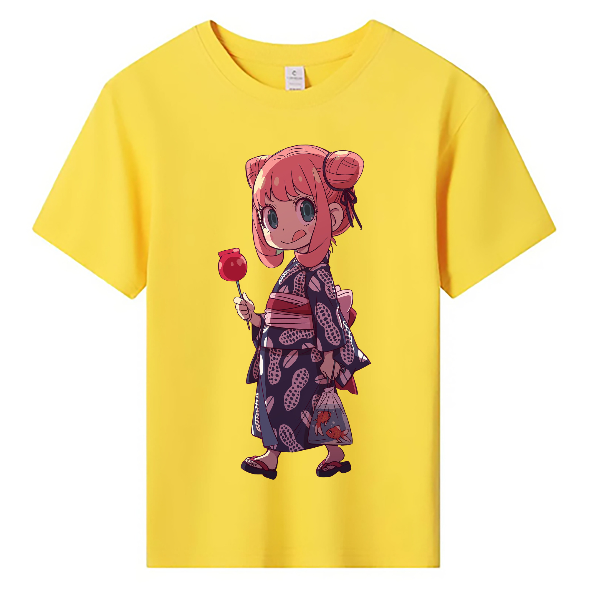 （画像用） SPY×FAMILY间谍家家酒 綿100％キッズTシャツ（フロントプリント）