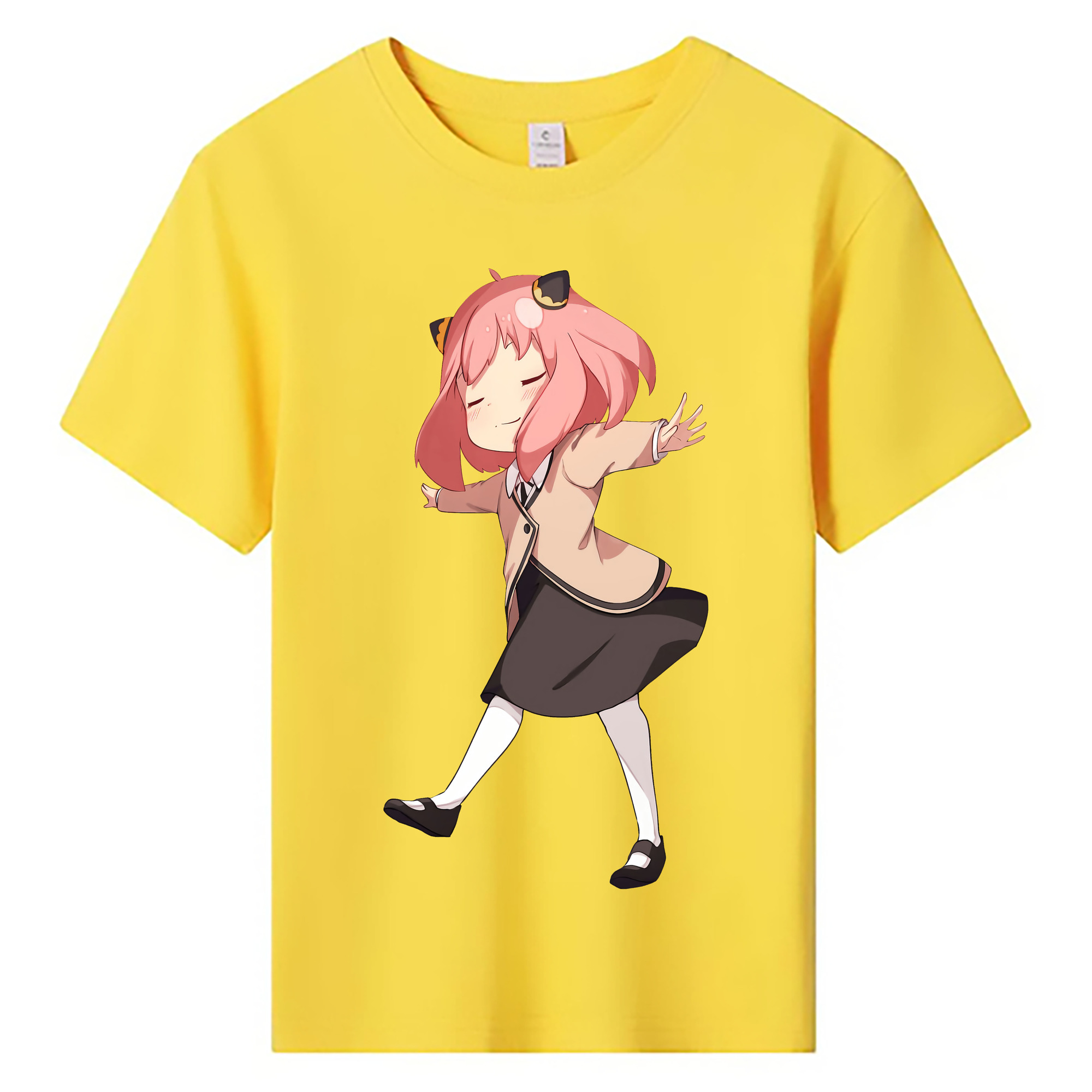 （画像用） SPY×FAMILY间谍家家酒 綿100％キッズTシャツ（フロントプリント）