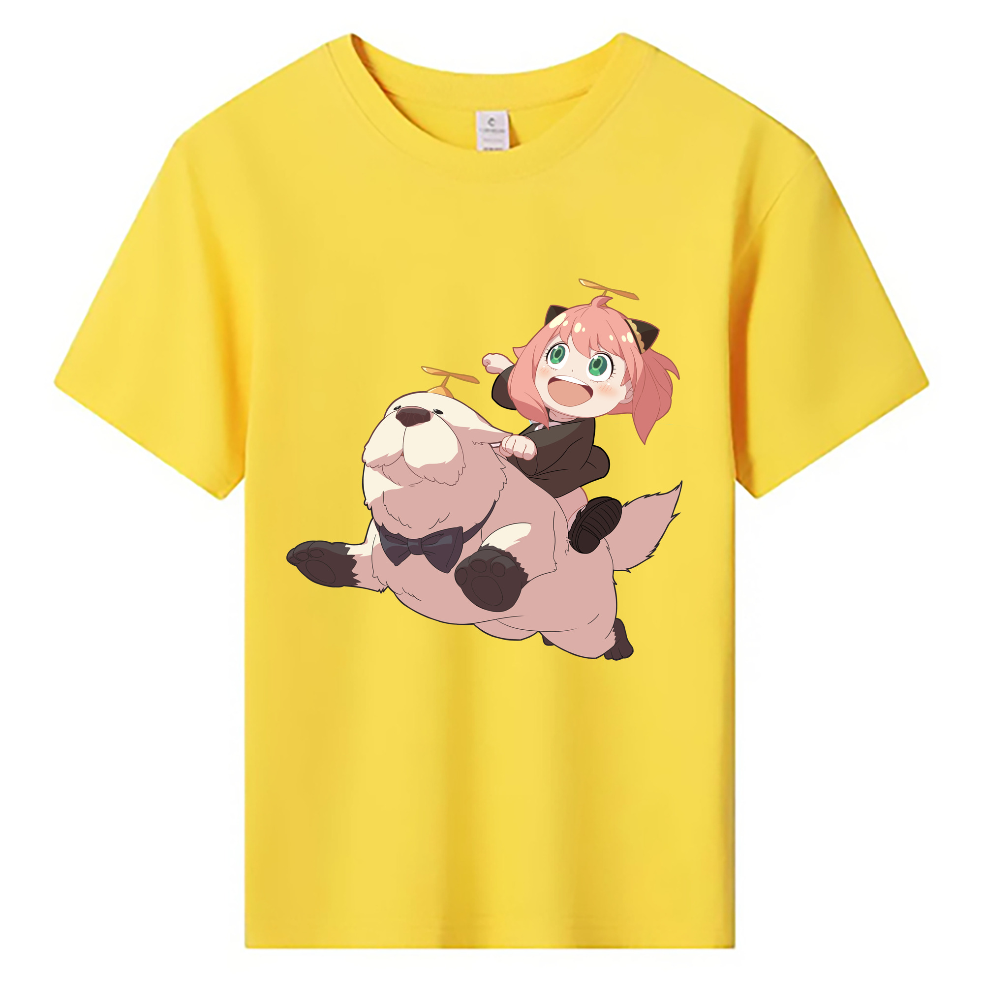 （画像用） SPY×FAMILY间谍家家酒 綿100％キッズTシャツ（フロントプリント）