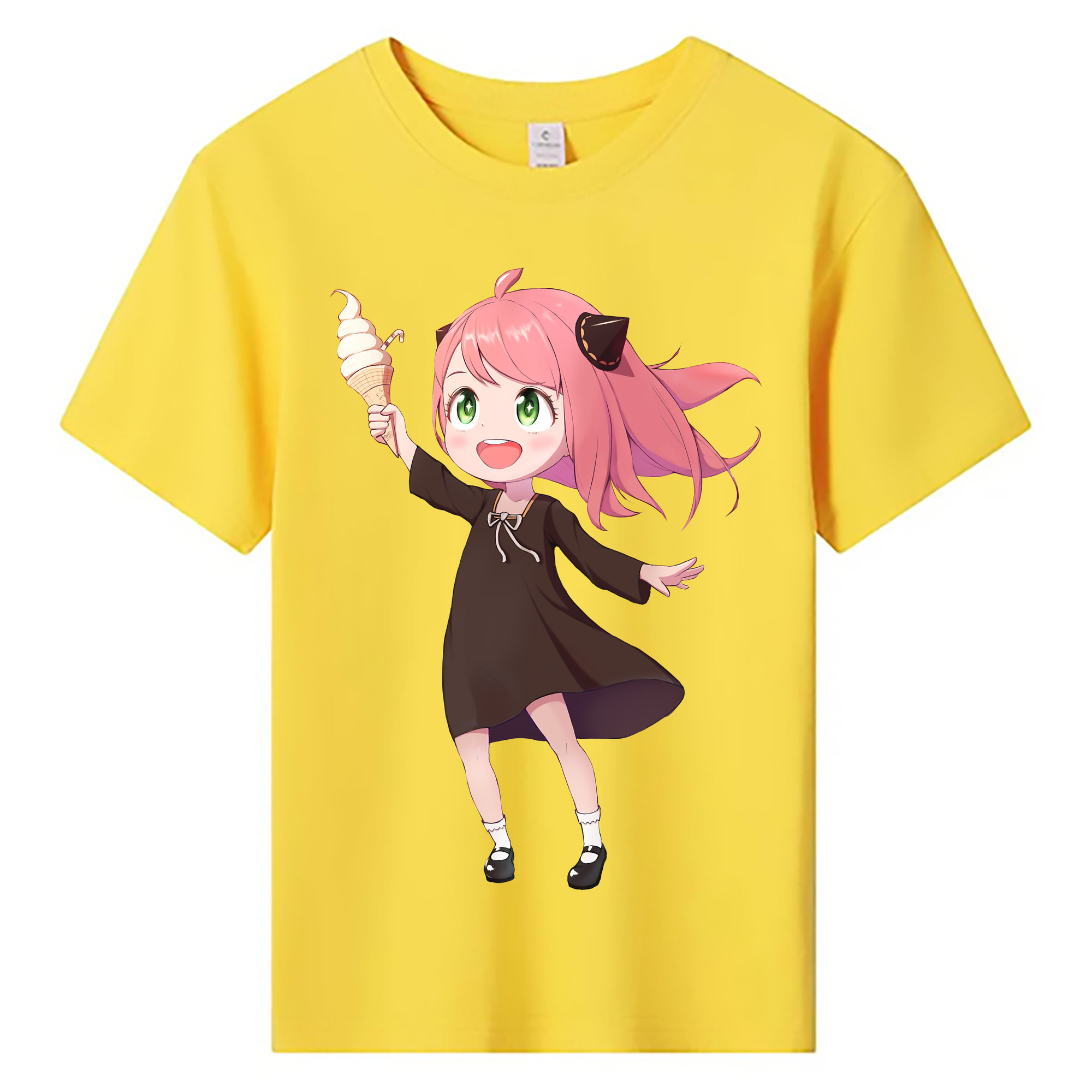 （画像用） SPY×FAMILY间谍家家酒 綿100％キッズTシャツ（フロントプリント）