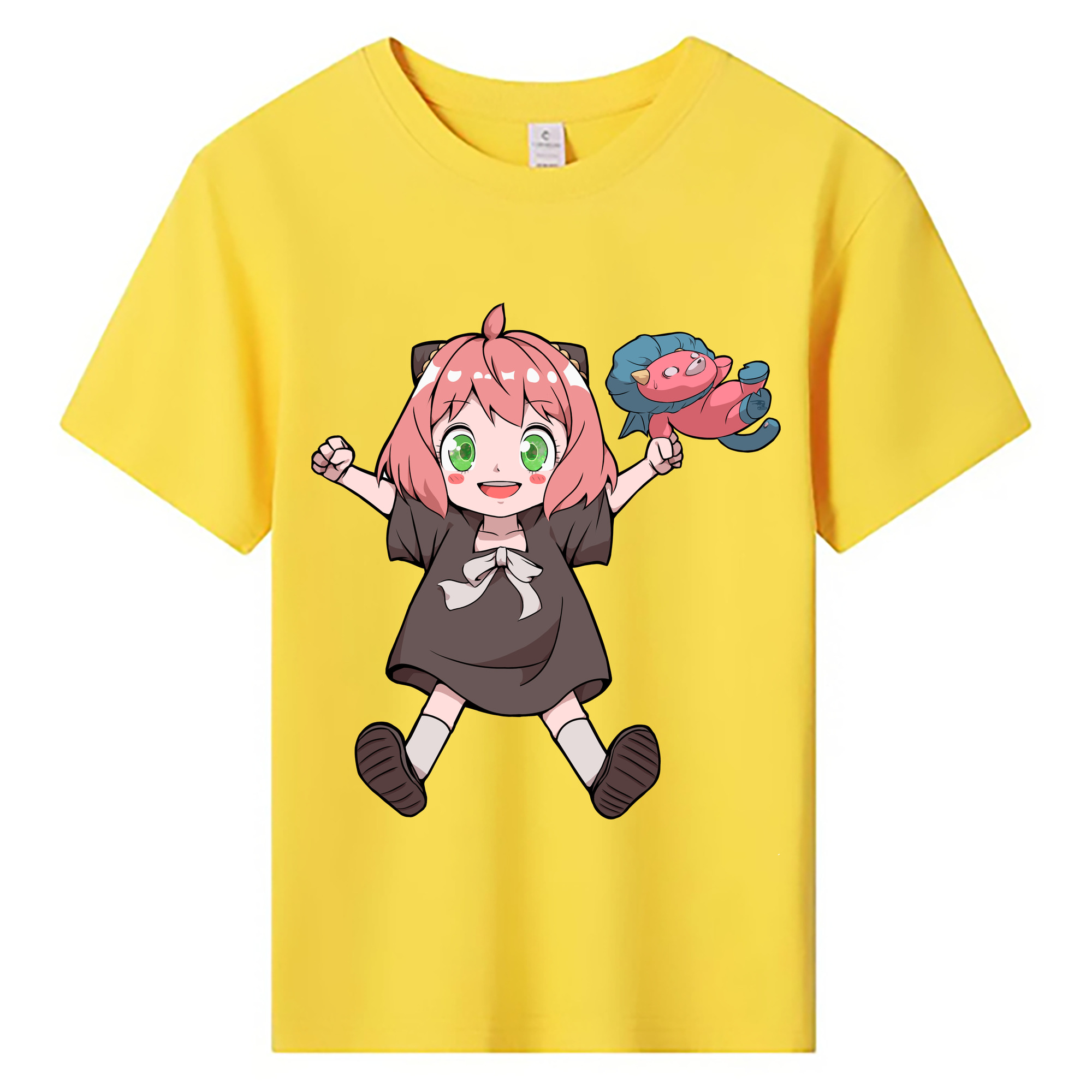 （画像用） SPY×FAMILY间谍家家酒 綿100％キッズTシャツ（フロントプリント）