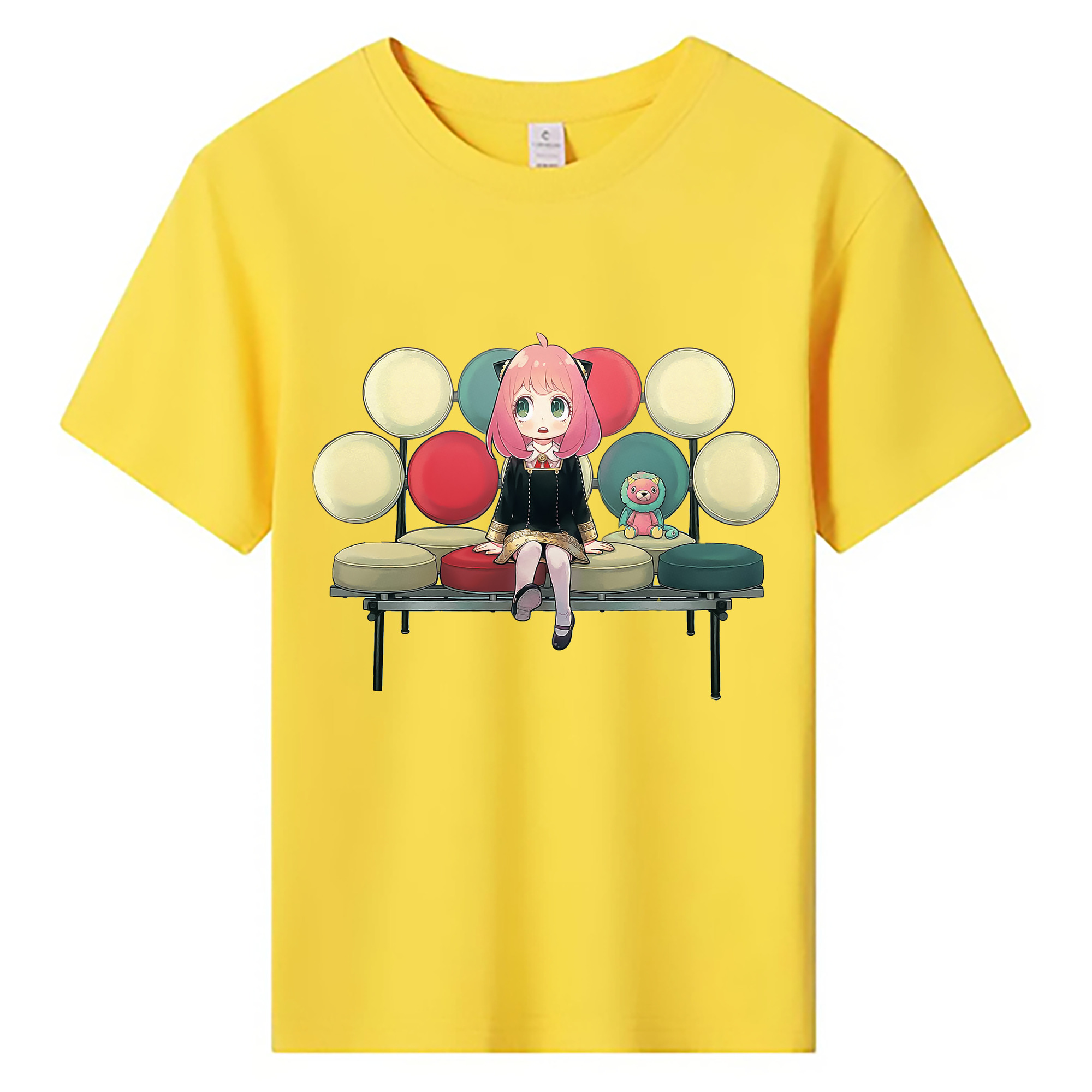 （画像用） SPY×FAMILY间谍家家酒 綿100％キッズTシャツ（フロントプリント）
