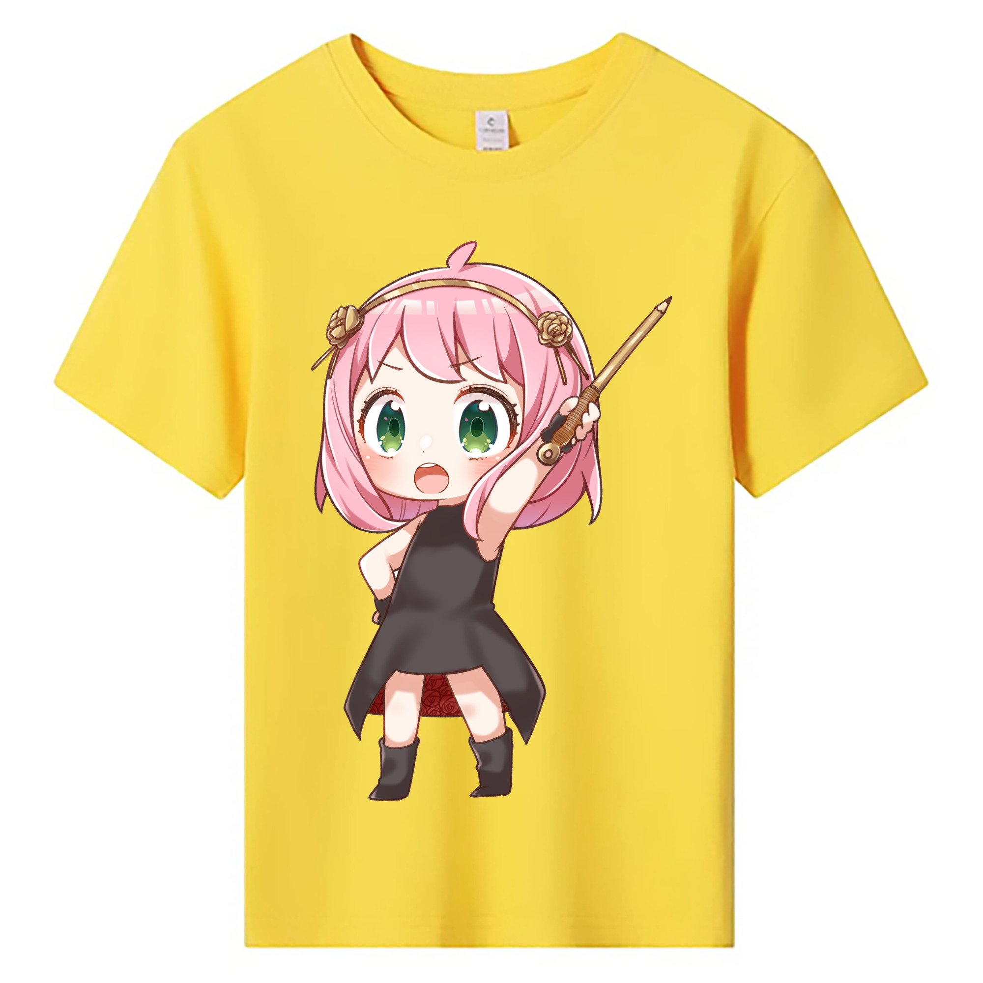 （画像用） SPY×FAMILY间谍家家酒 綿100％キッズTシャツ（フロントプリント）