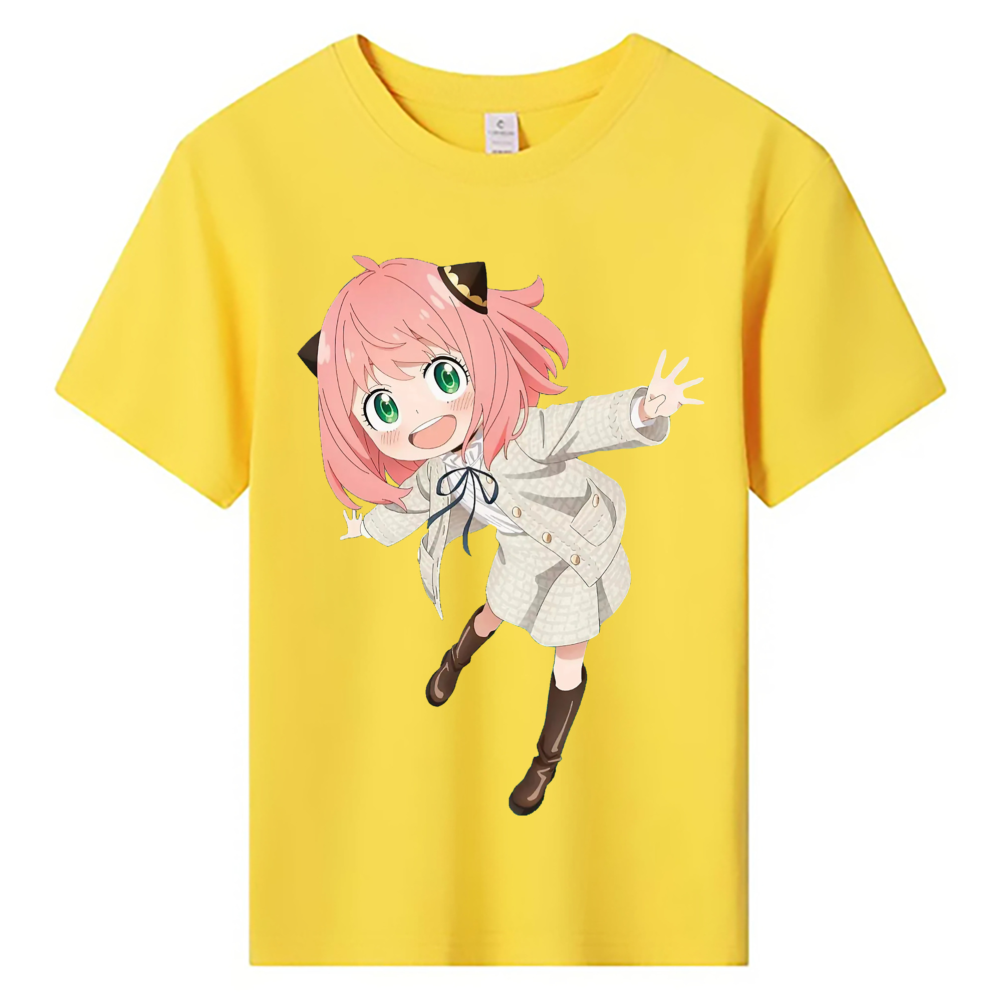 （画像用） SPY×FAMILY间谍家家酒 綿100％キッズTシャツ（フロントプリント）