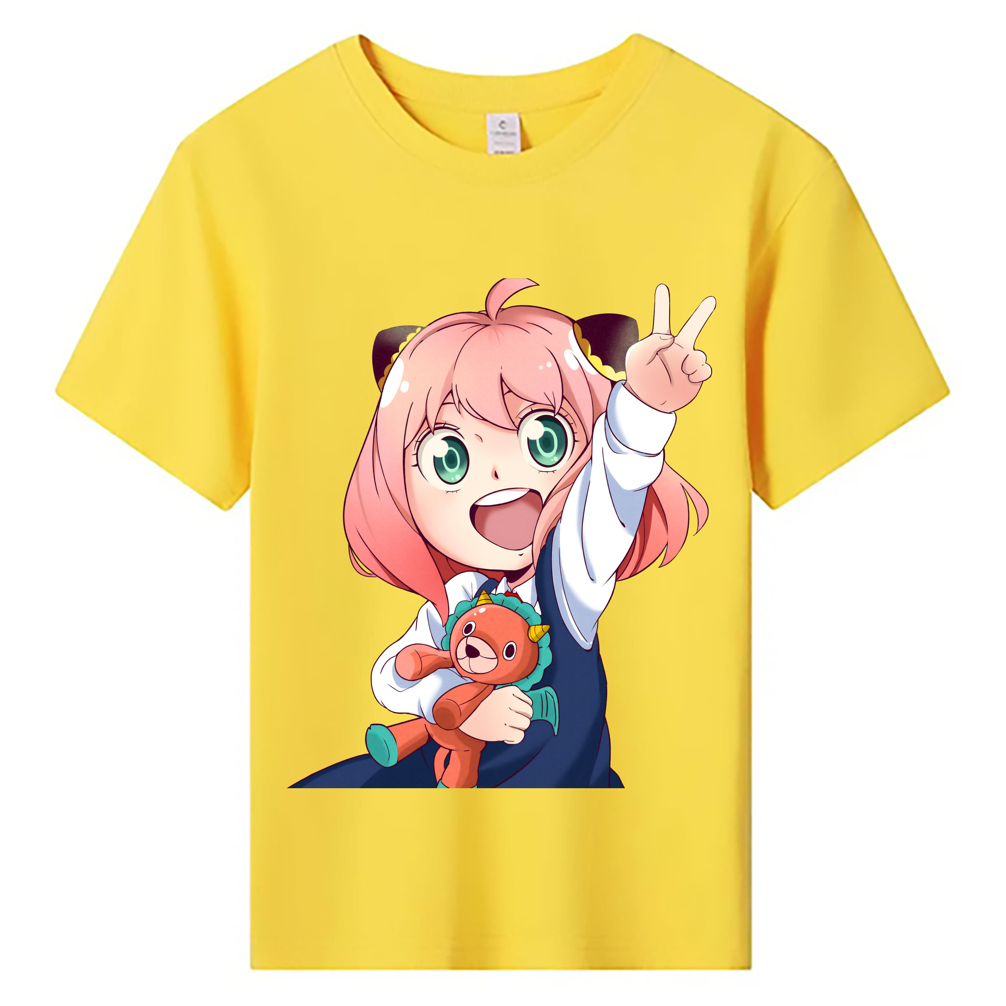 （画像用） SPY×FAMILY间谍家家酒 綿100％キッズTシャツ（フロントプリント）