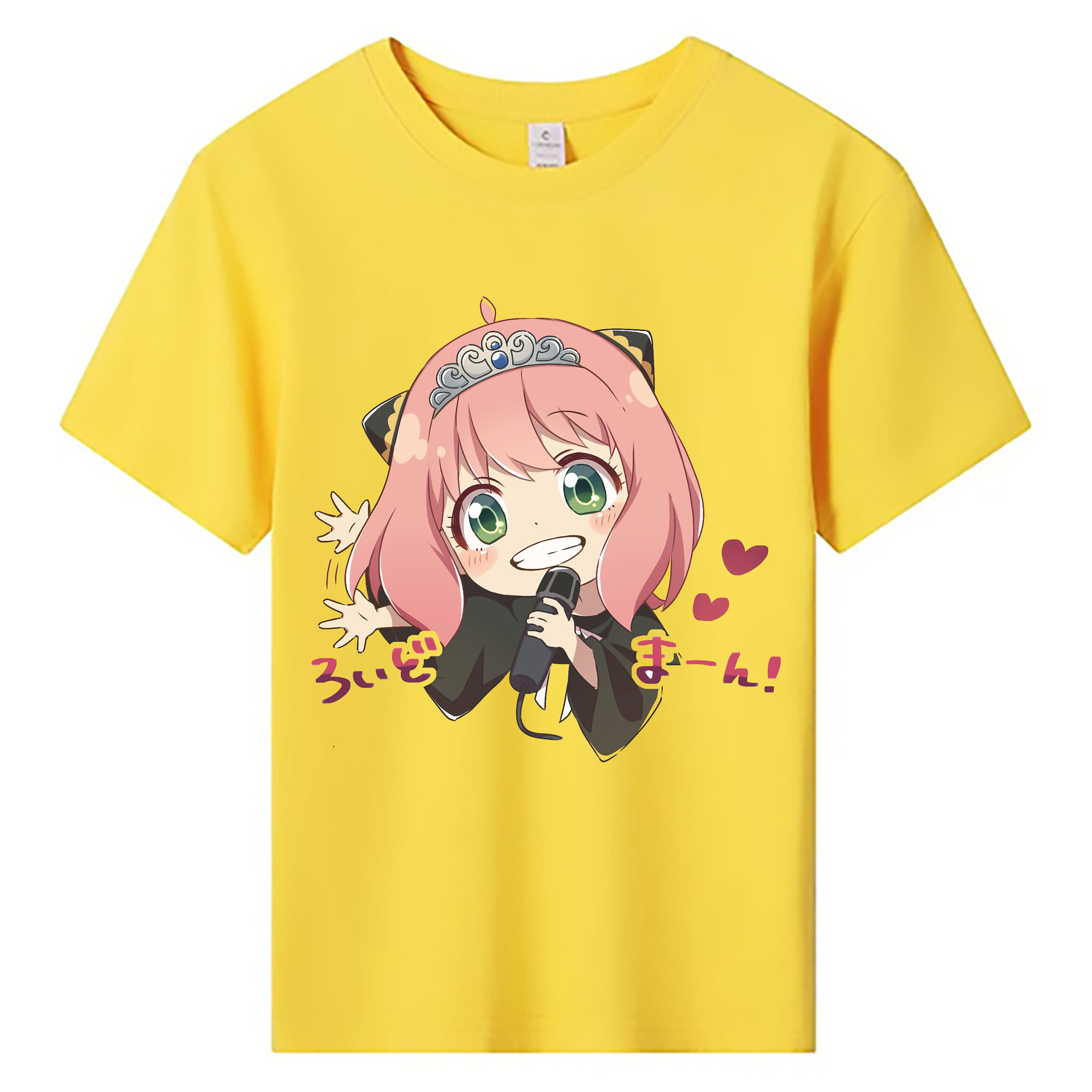 （画像用） SPY×FAMILY间谍家家酒 綿100％キッズTシャツ（フロントプリント）