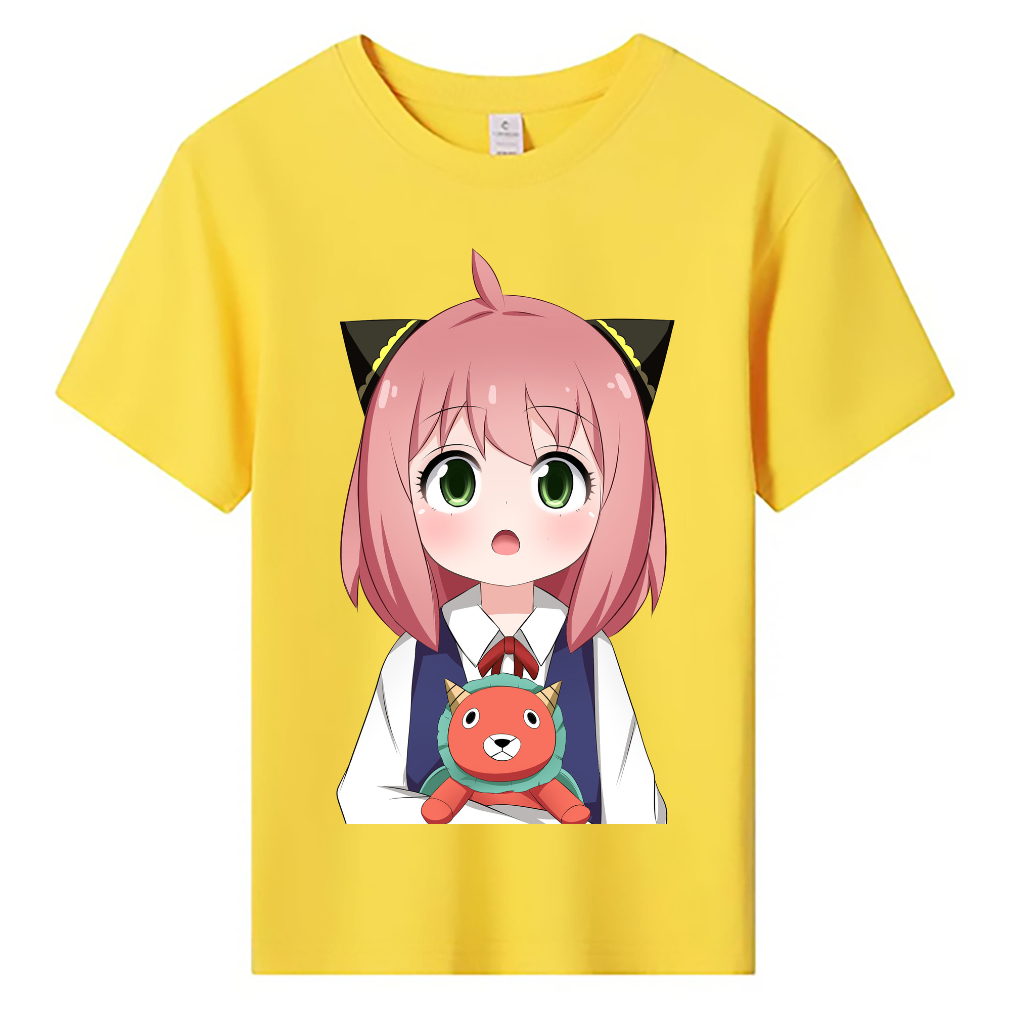 （画像用） SPY×FAMILY间谍家家酒 綿100％キッズTシャツ（フロントプリント）