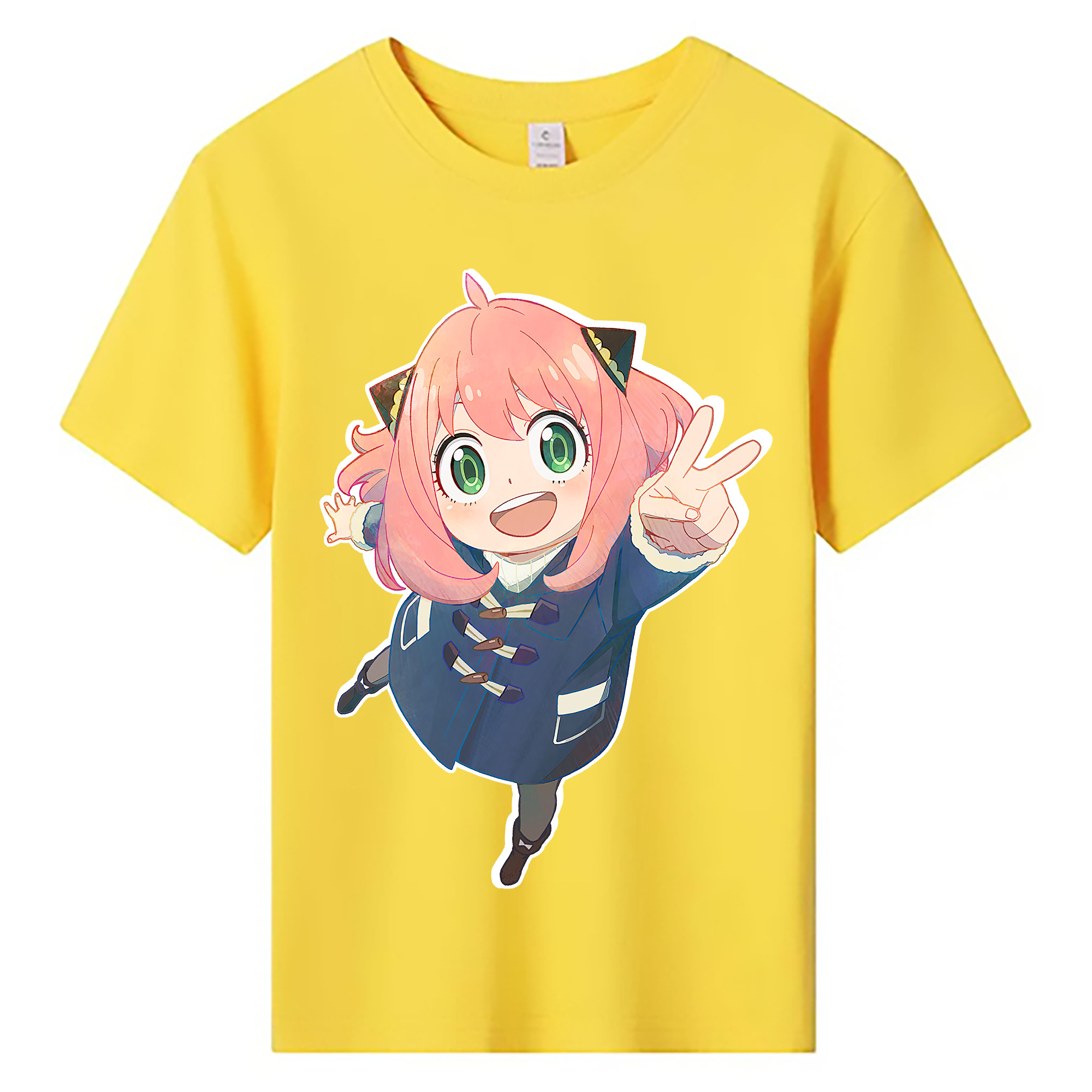 （画像用） SPY×FAMILY间谍家家酒 綿100％キッズTシャツ（フロントプリント）