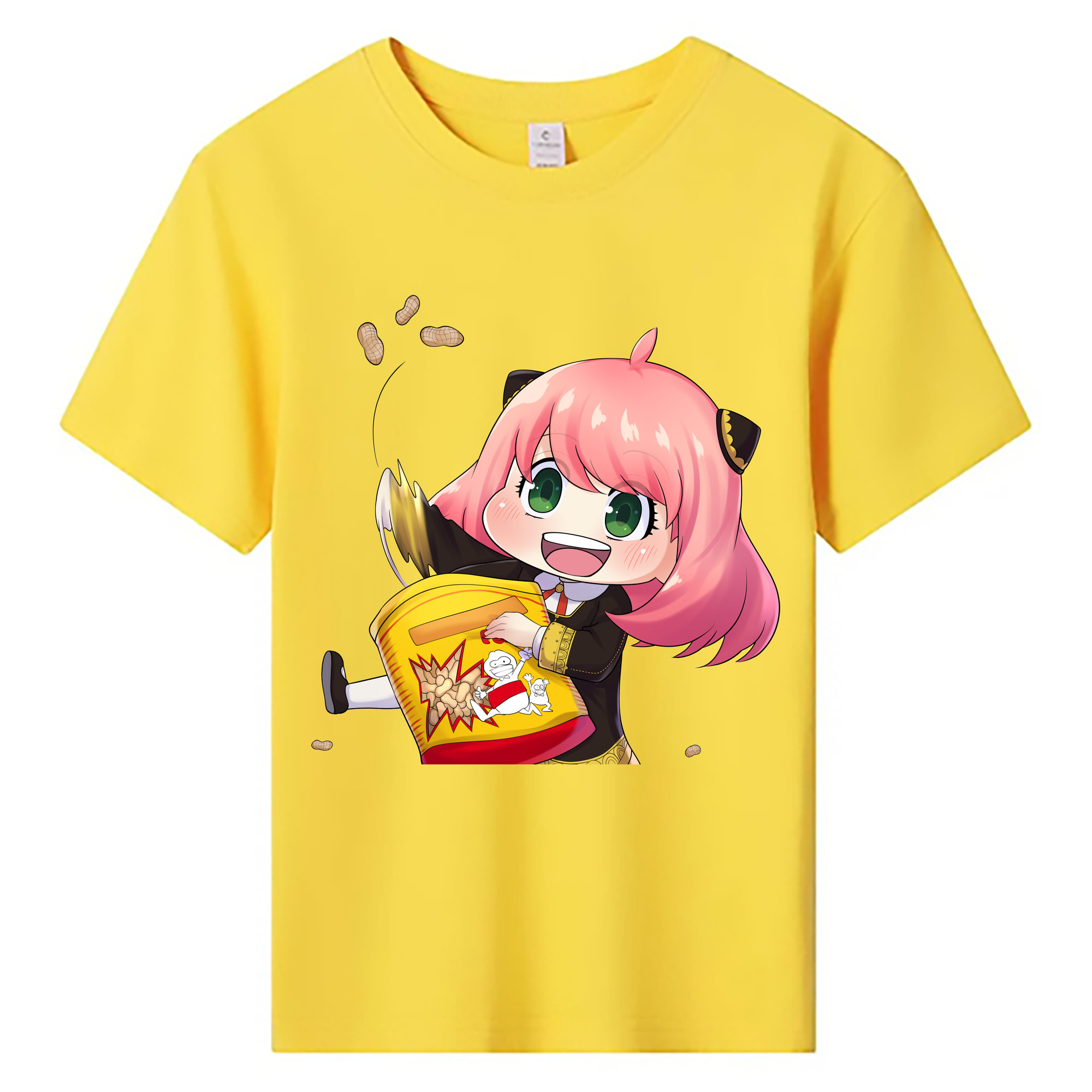 （画像用） SPY×FAMILY间谍家家酒 綿100％キッズTシャツ（フロントプリント）