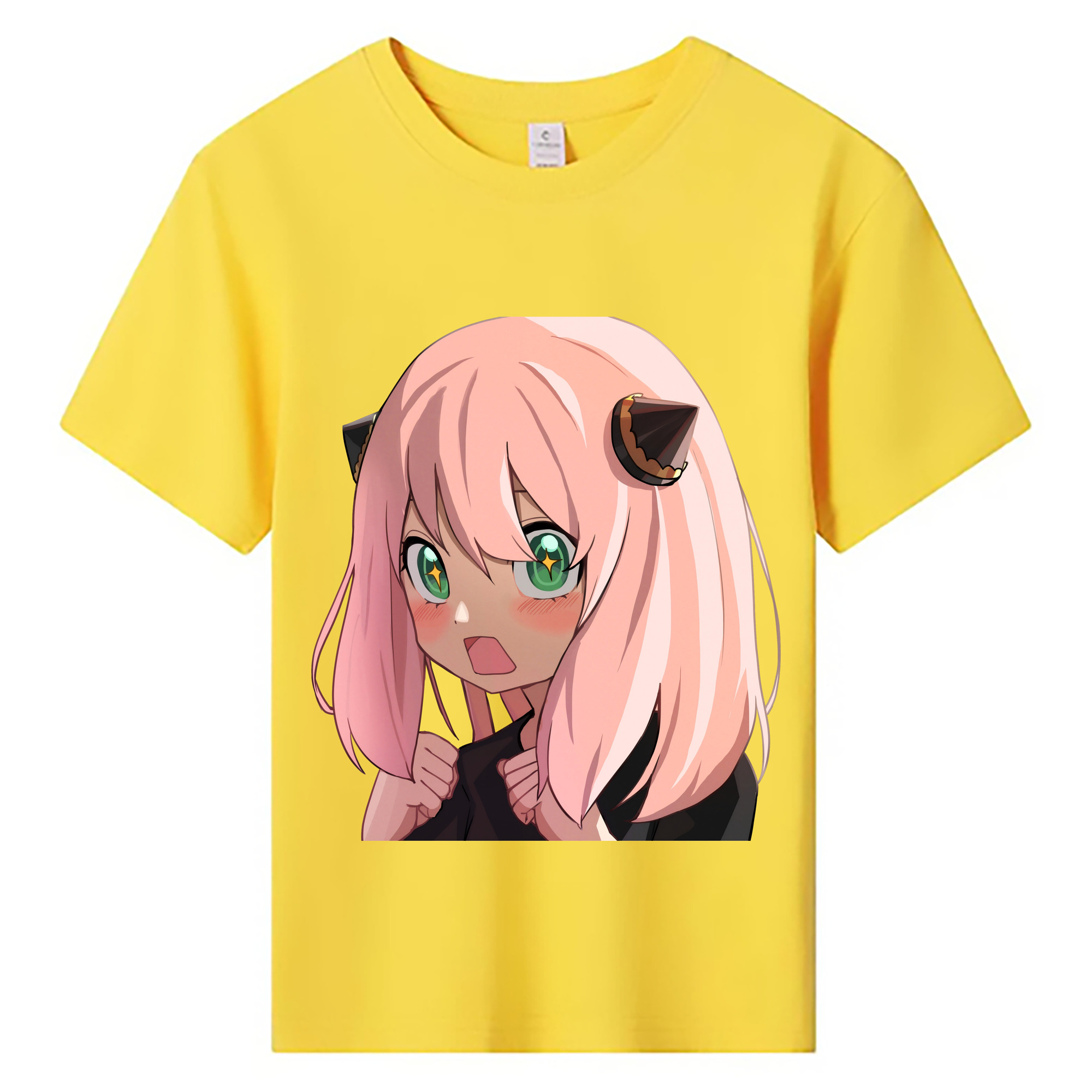 （画像用） SPY×FAMILY间谍家家酒 綿100％キッズTシャツ（フロントプリント）